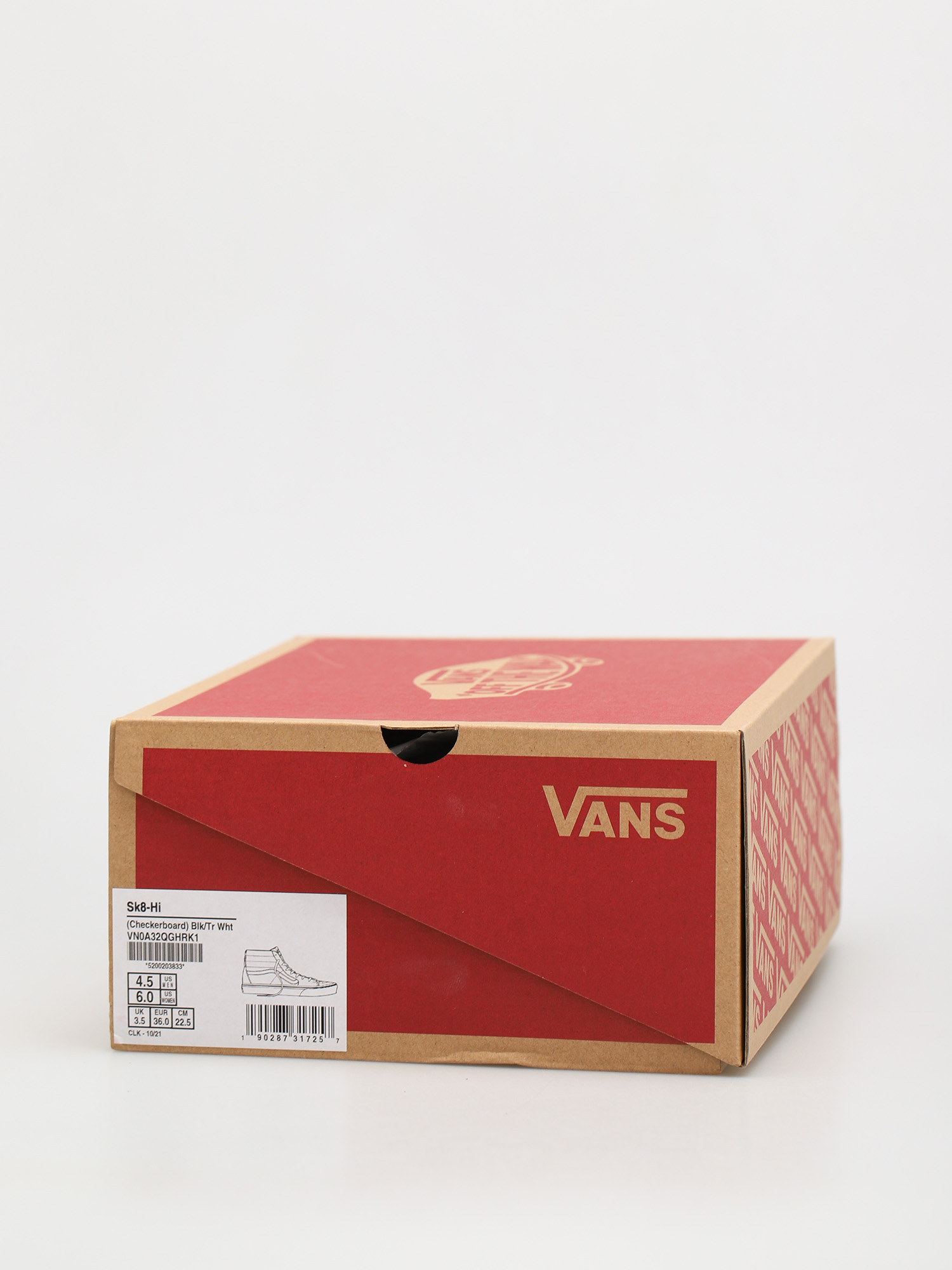 Topánky Vans Sk8 Hi (checkerboard/blk/tr wht)