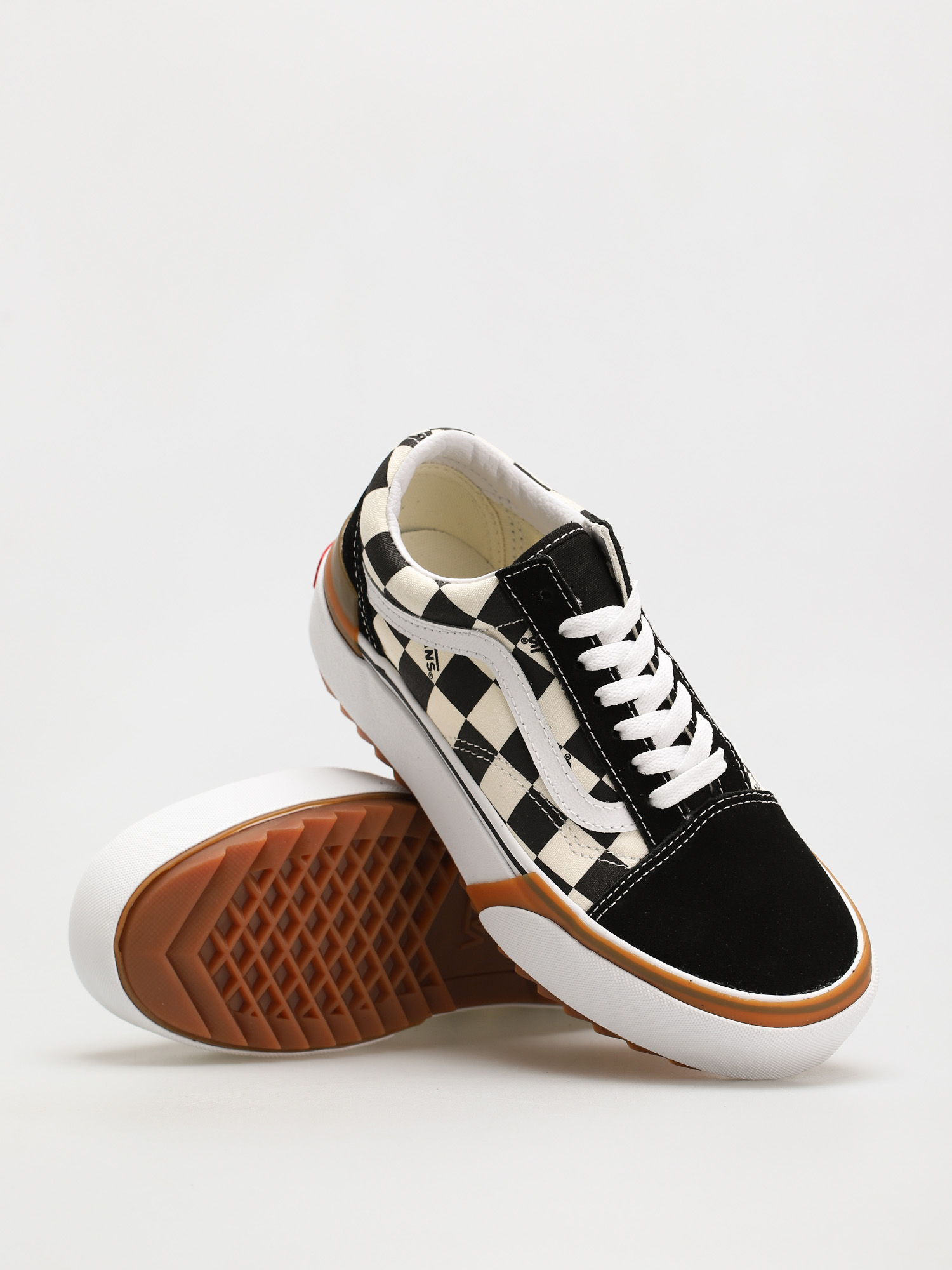 Topánky Vans Old Skool Stacked (checkerboard/multi/true)