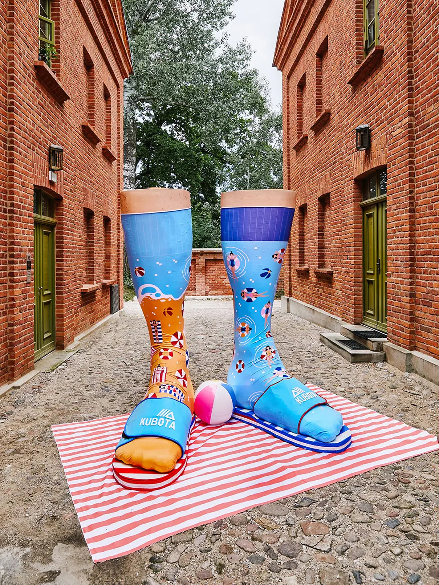 Ponožky Many Mornings Beach  Please! (blue/yellow)