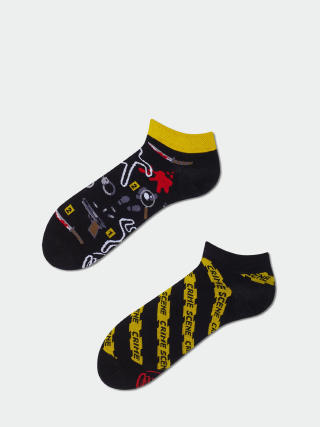 Ponožky Many Mornings Clue Detective Low (black/yellow)