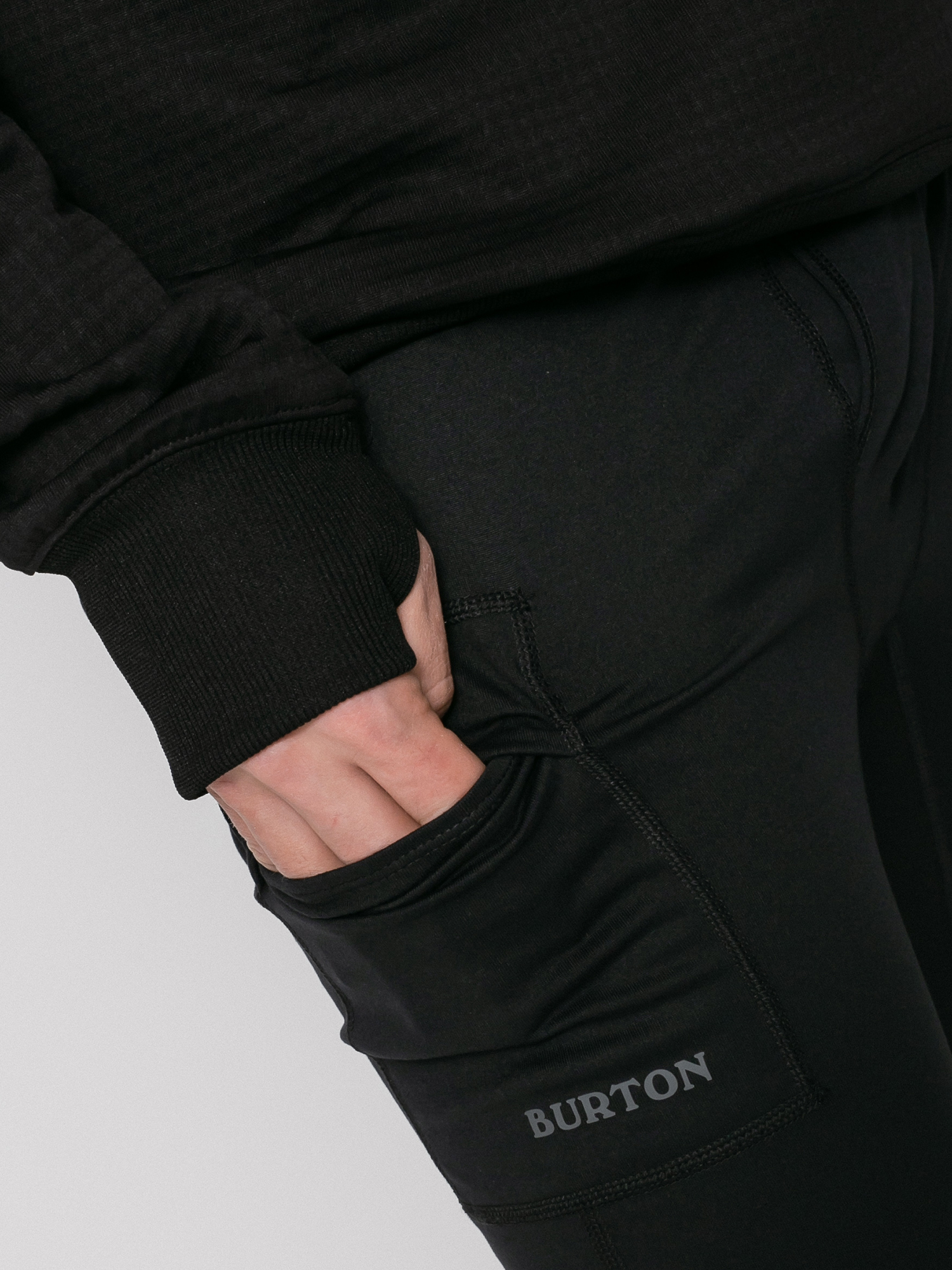 Pánske Termolegíny Burton Midweight X Base Layers (true black)