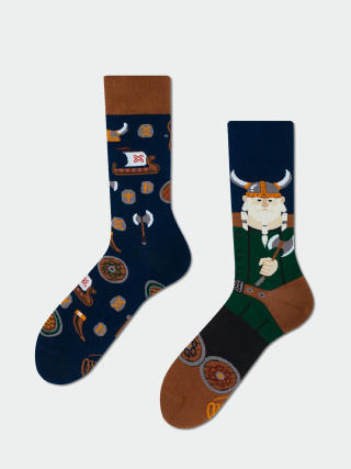 Ponožky Many Mornings Ragnasocks (navy/brown)
