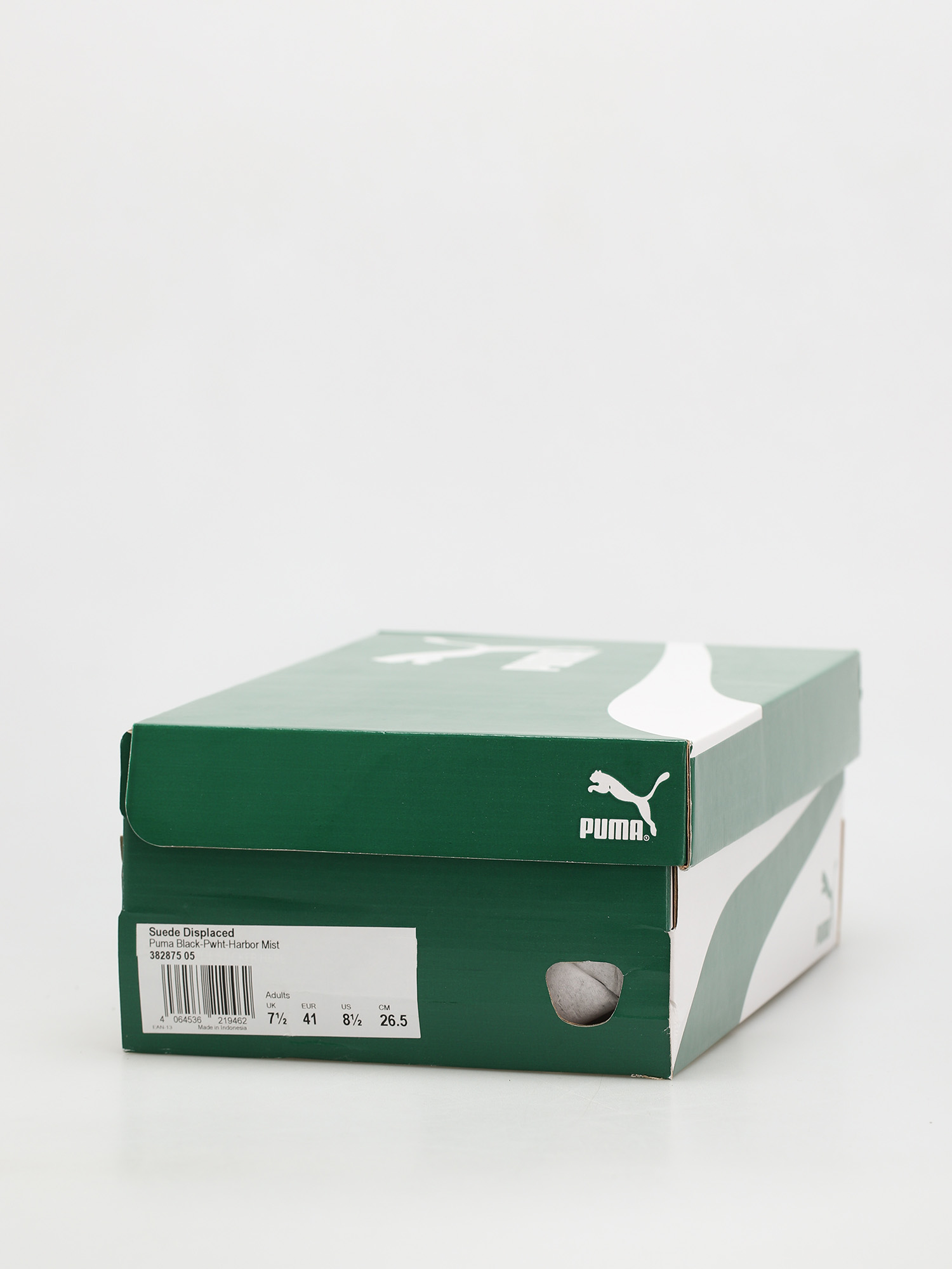 Topánky Puma Suede Displaced (puma black/pwht/harbor mist)