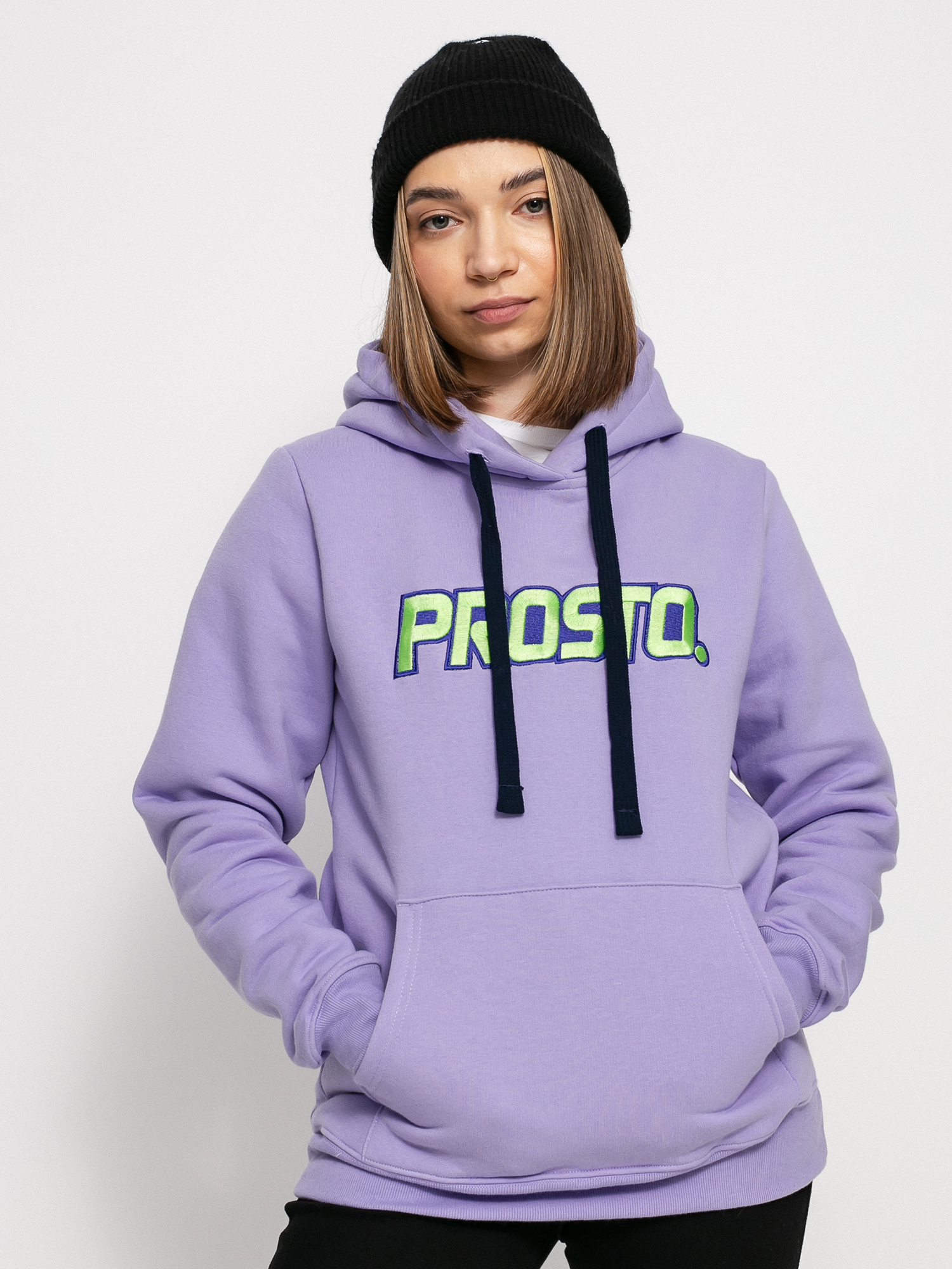 Mikina s kapucňou Prosto Apfie HD Wmn (violet)