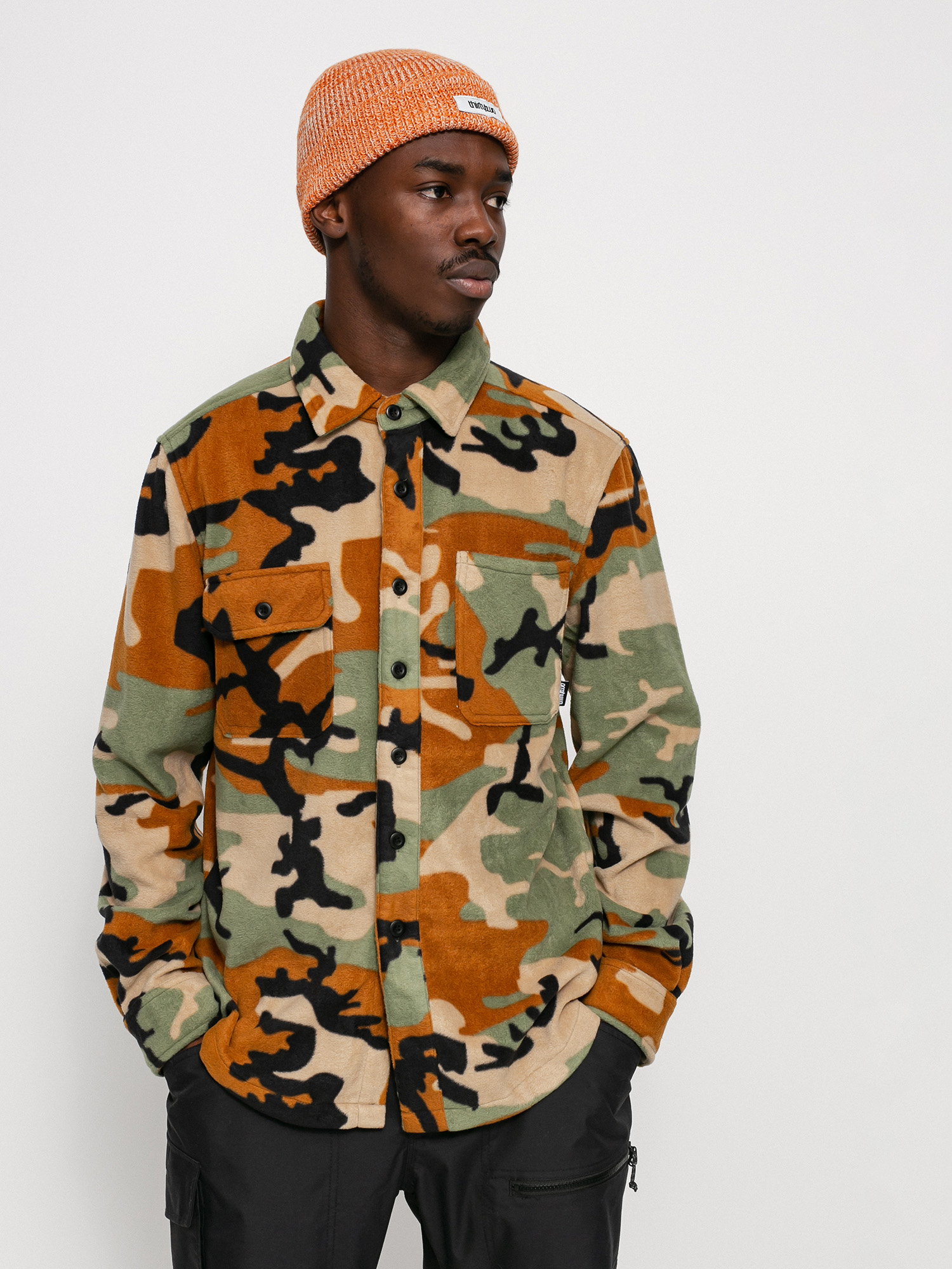 Pánska Košeľa ThirtyTwo Rest Stop Shirt (camo)