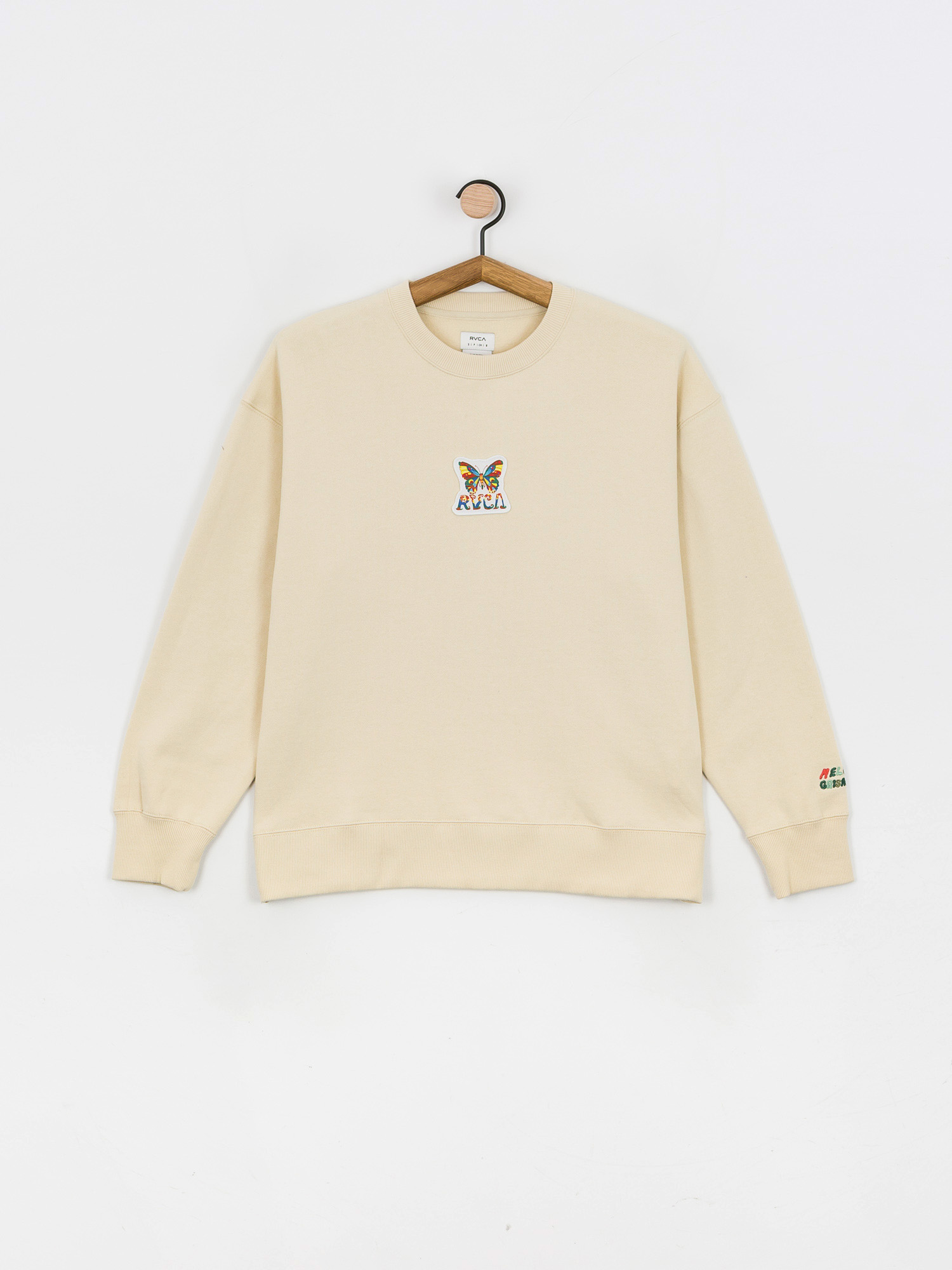 Mikina RVCA Mel G Flutter Crew Wmn (birch)
