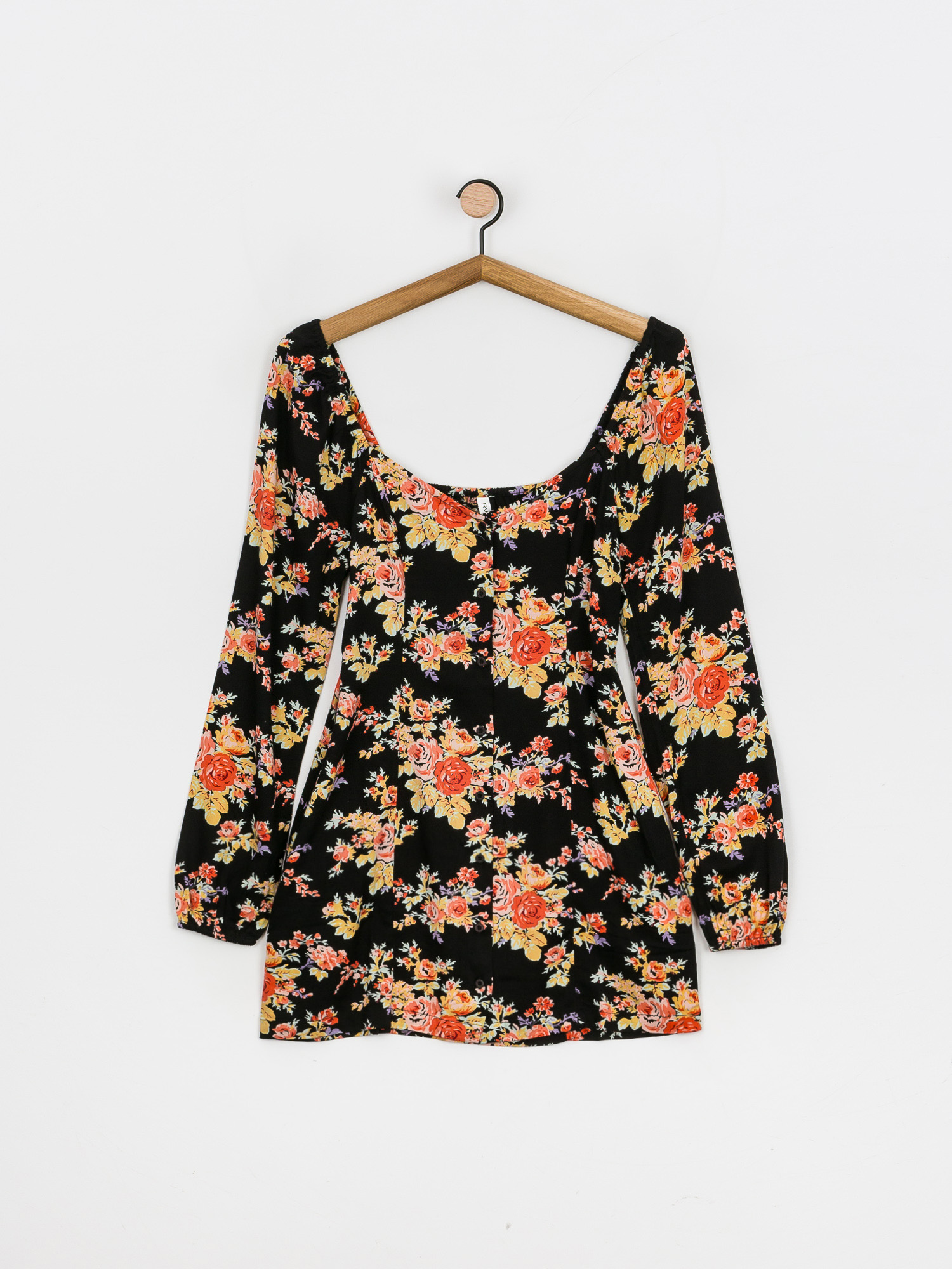 Šaty  RVCA First Time Wmn (true black)