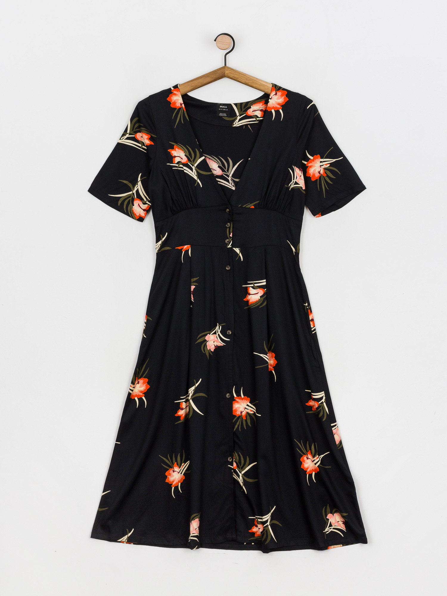 Šaty  RVCA Avenue Wmn (true black)