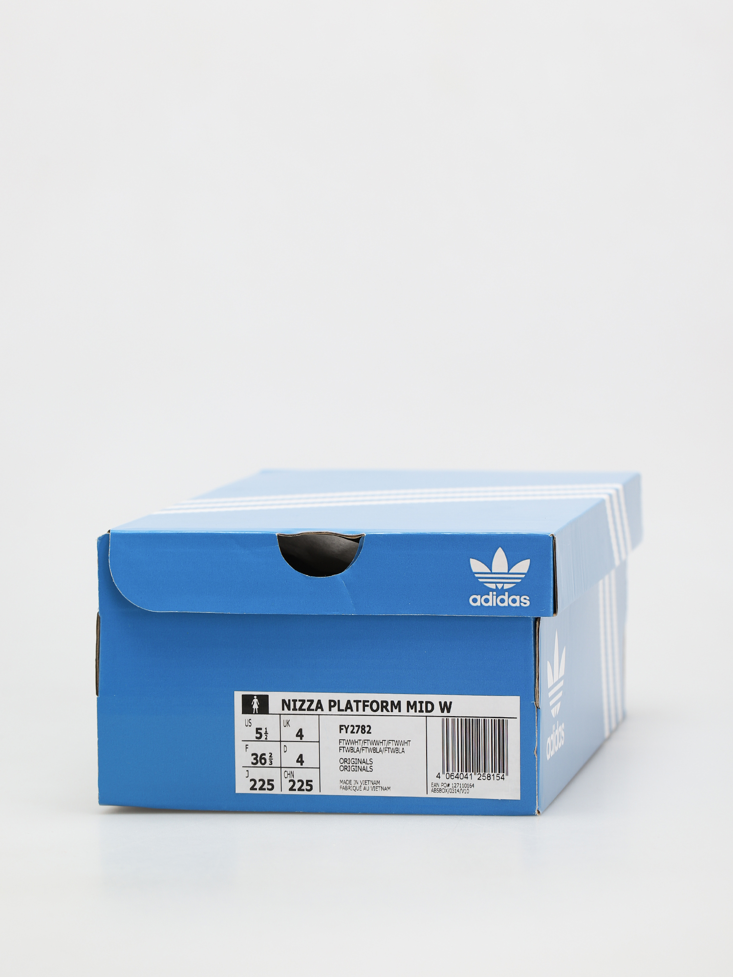 Topánky adidas Originals Nizza Platform Mid Wmn (ftwwht/ftwwht/ftwwht)