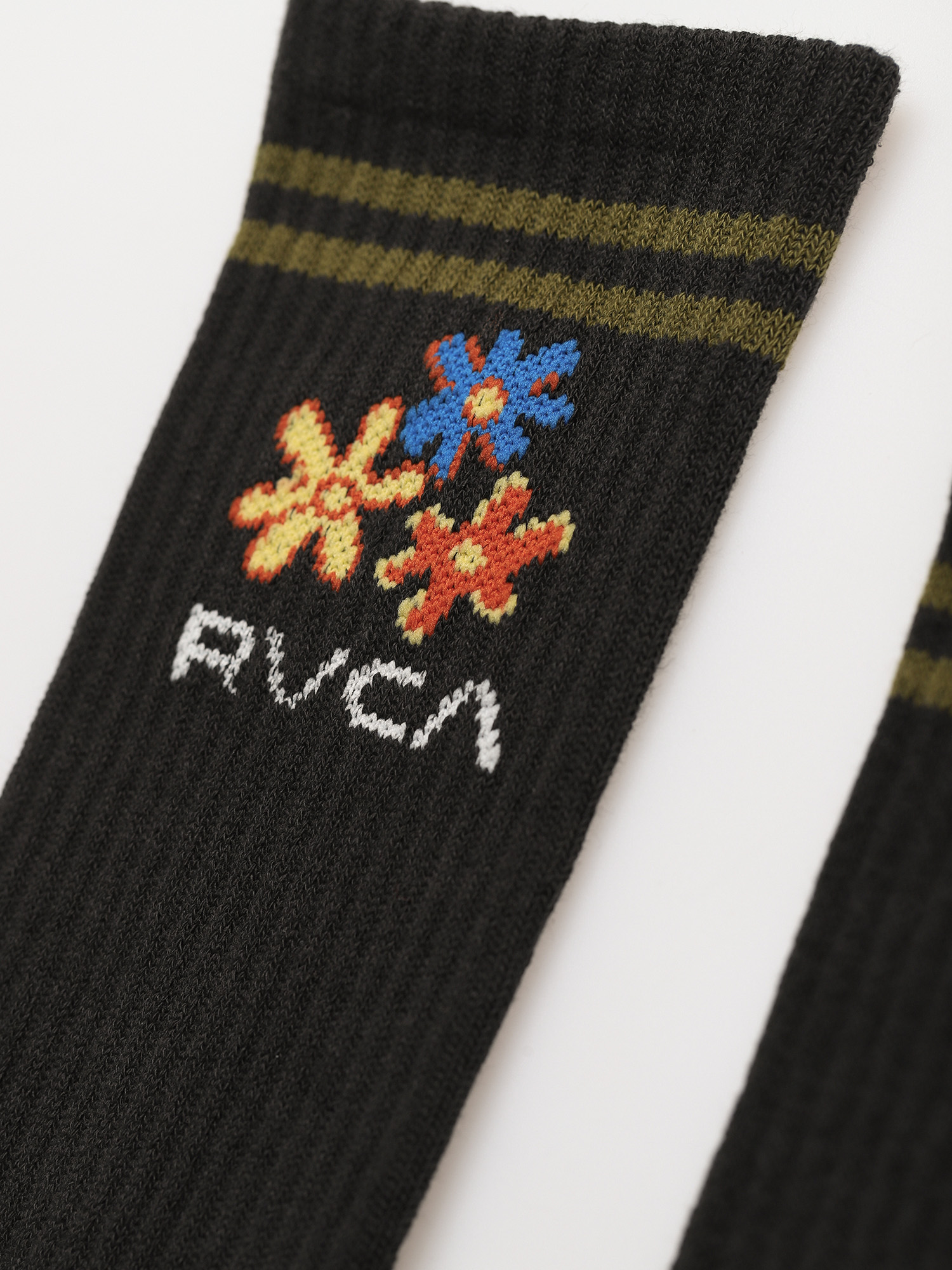 Ponožky RVCA Mel G Crew Socks (pirate black)