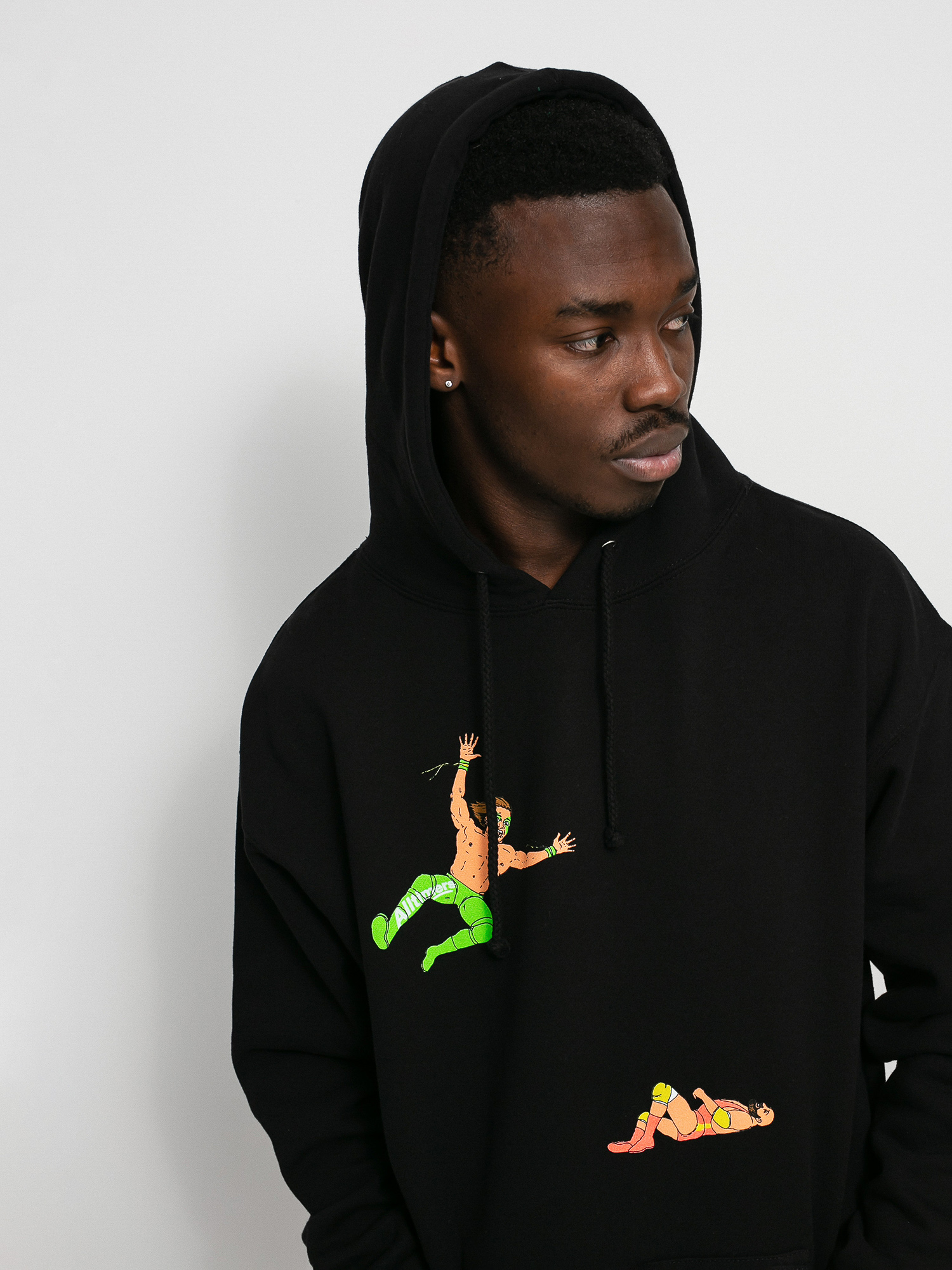 Mikina s kapucňou Alltimers Top Ropes HD (black)