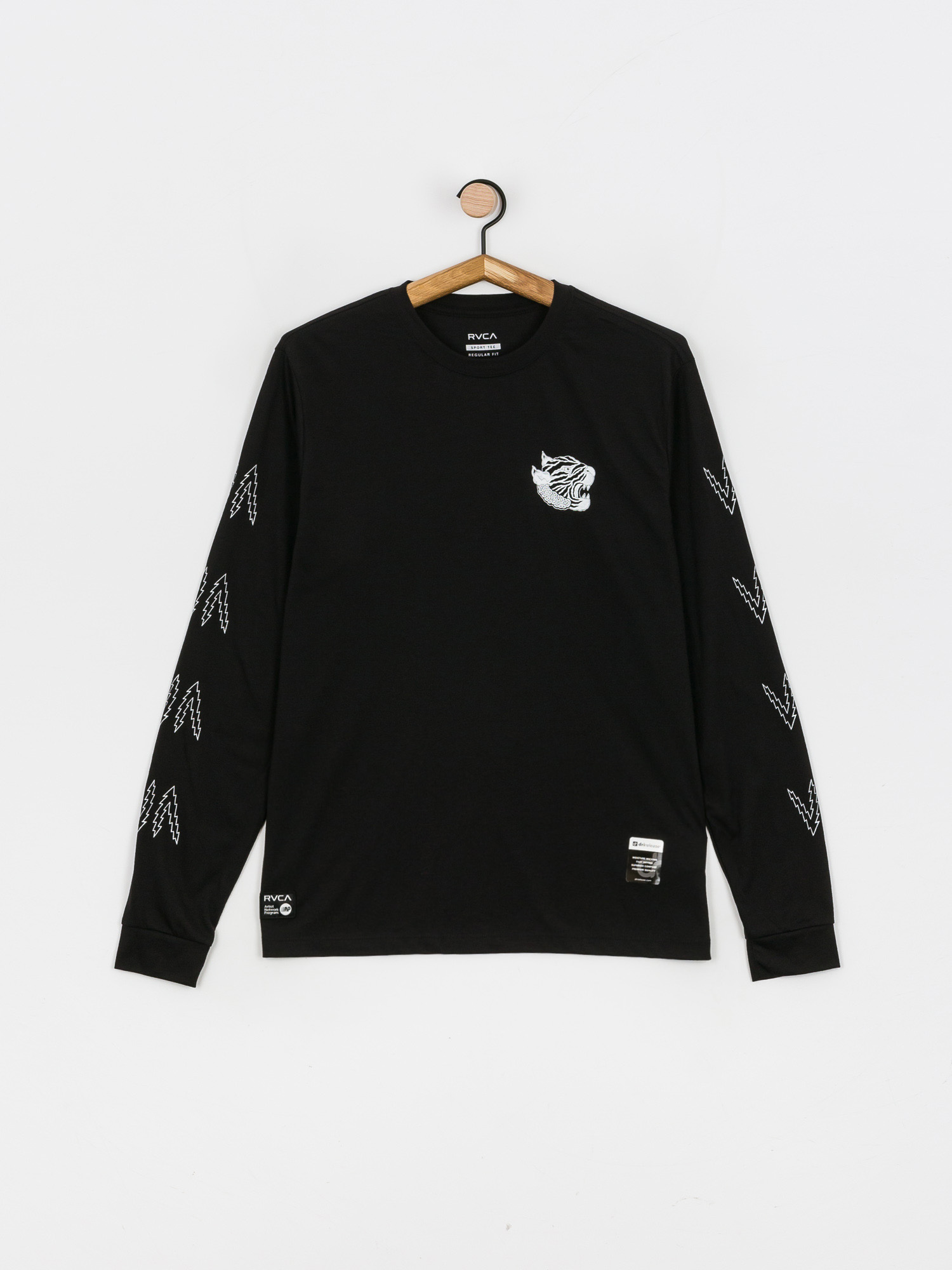 Triko RVCA Leines Banner (black)