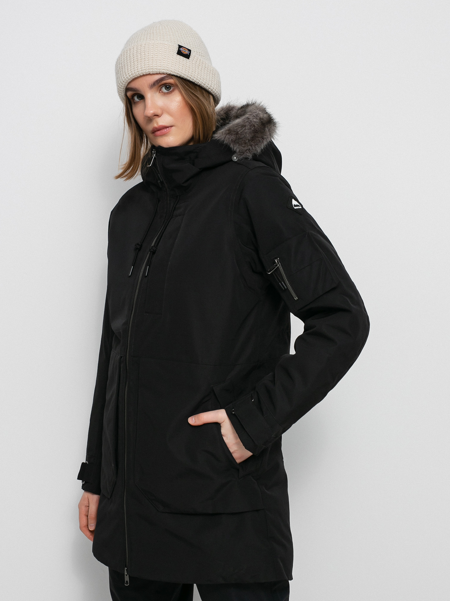 Bunda Burton Saxton Parka Wmn (true black)