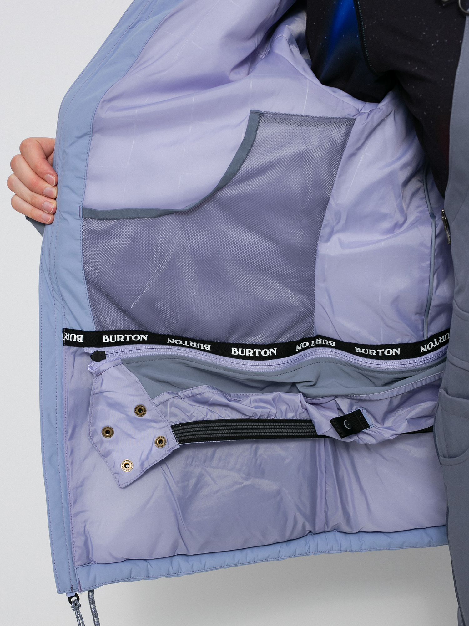 Dámska Snowboardová bunda Burton Keelan (foxglove violet/folkstone gray)