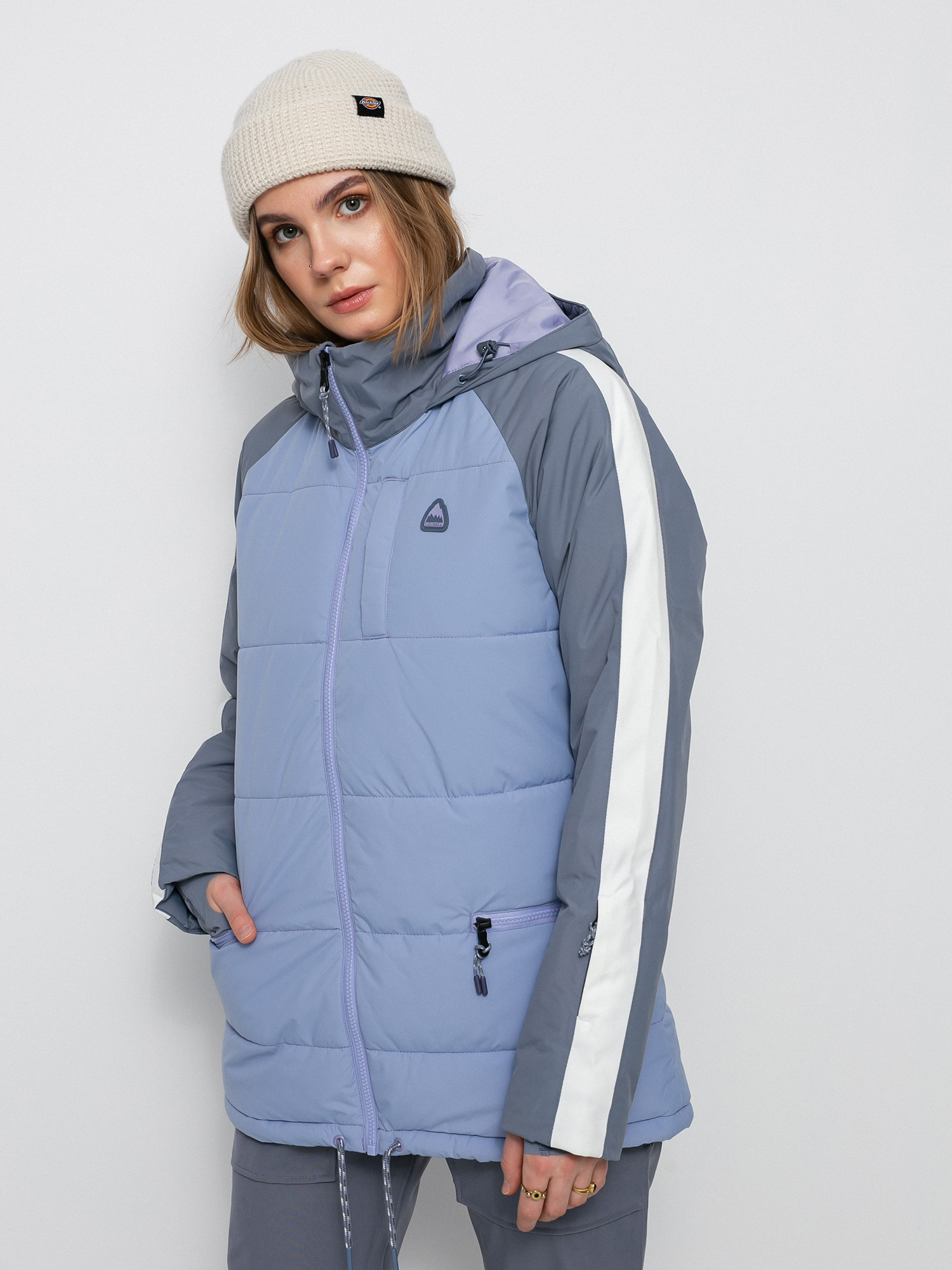 Dámska Snowboardová bunda Burton Keelan (foxglove violet/folkstone gray)