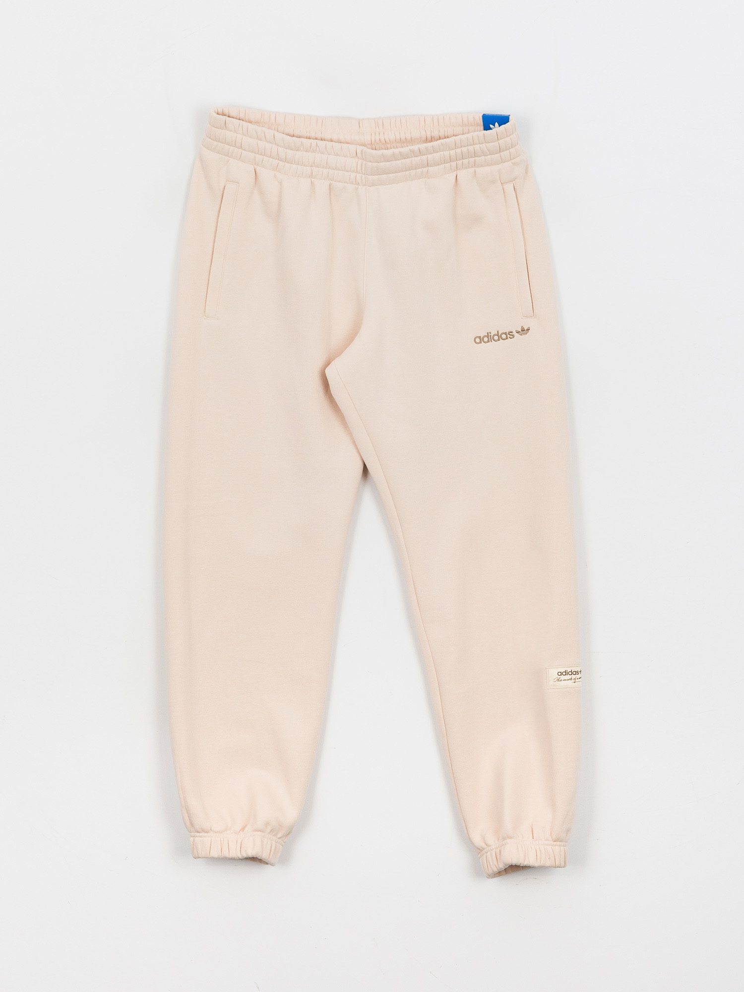 Nohavice adidas Originals TRF Linear (linen)