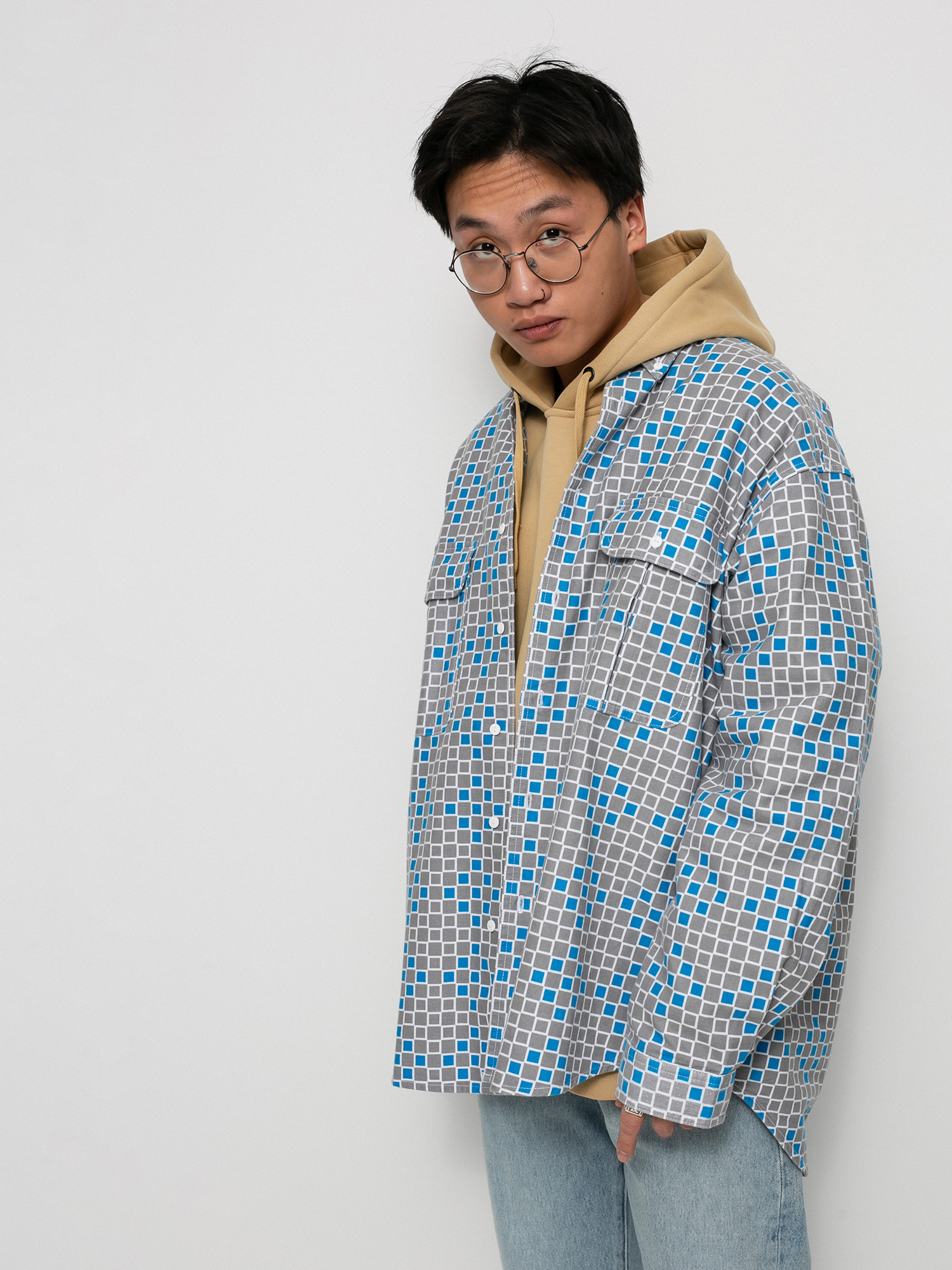 Košeľa Levi's® Skate Woven (gray blue)