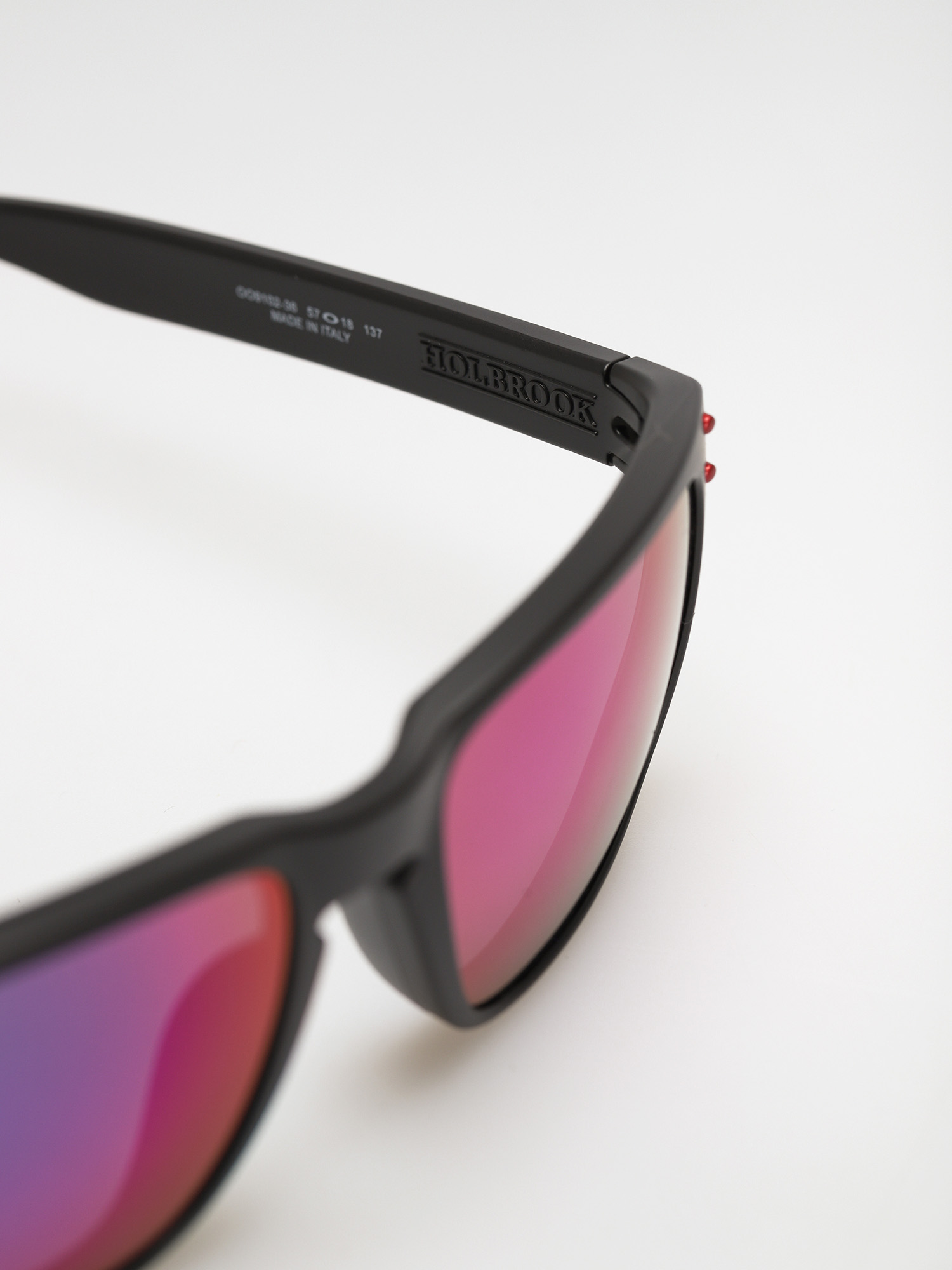 Slnečné okuliare Oakley Holbrook (matte black/positive red iridium)