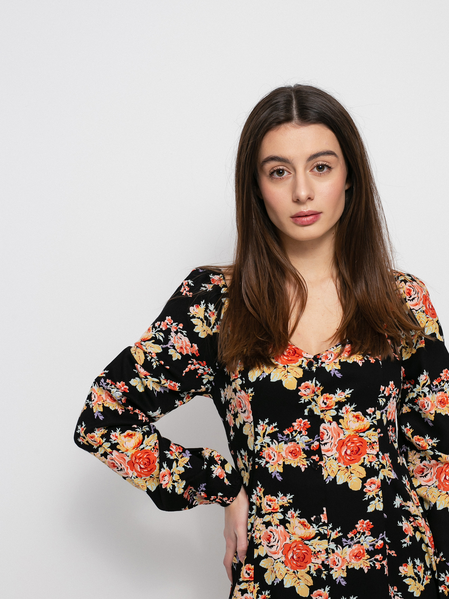 Šaty  RVCA First Time Wmn (true black)