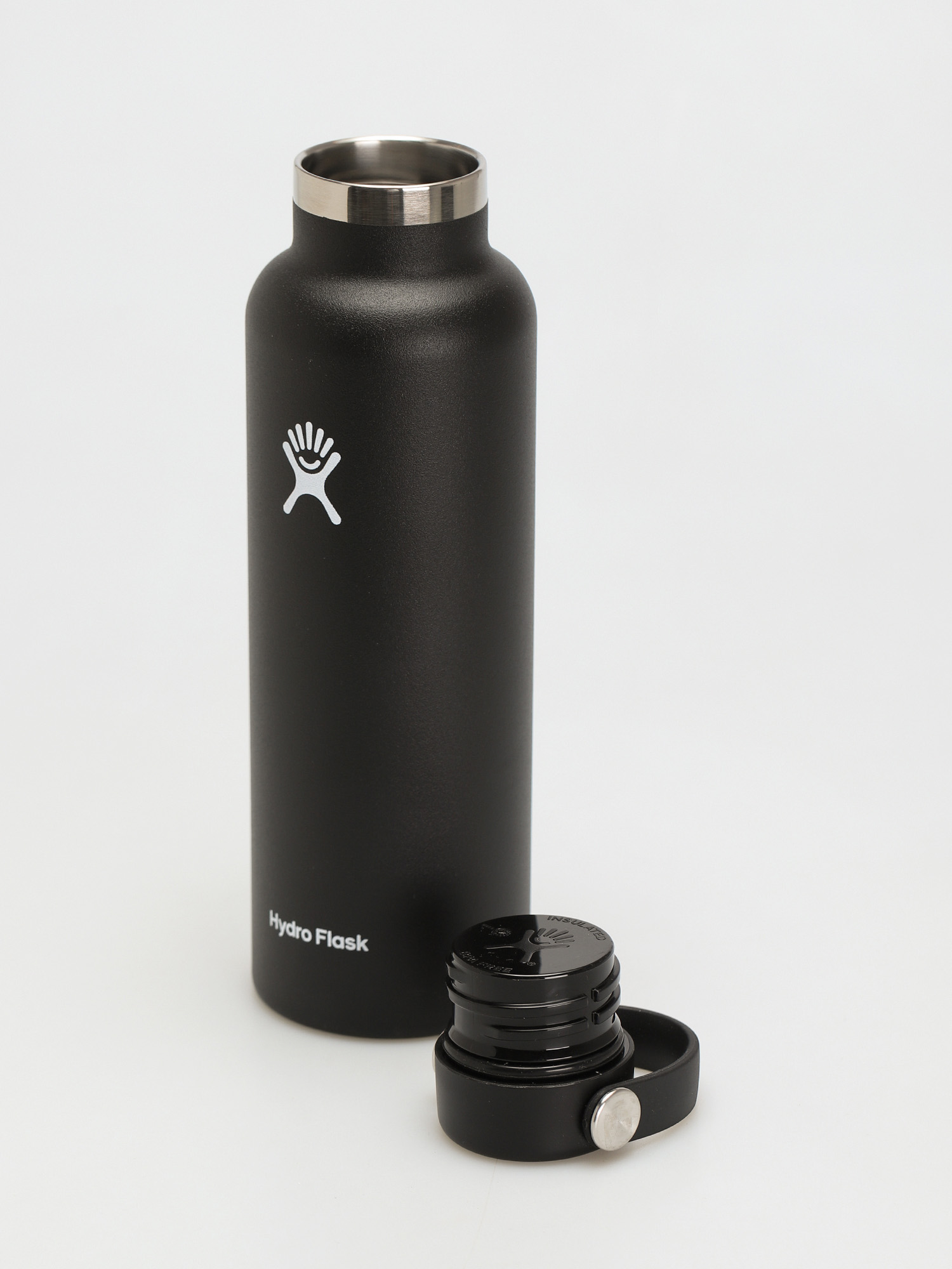Fľaška Hydro Flask Standard Mouth Flex Cap 621ml (black)