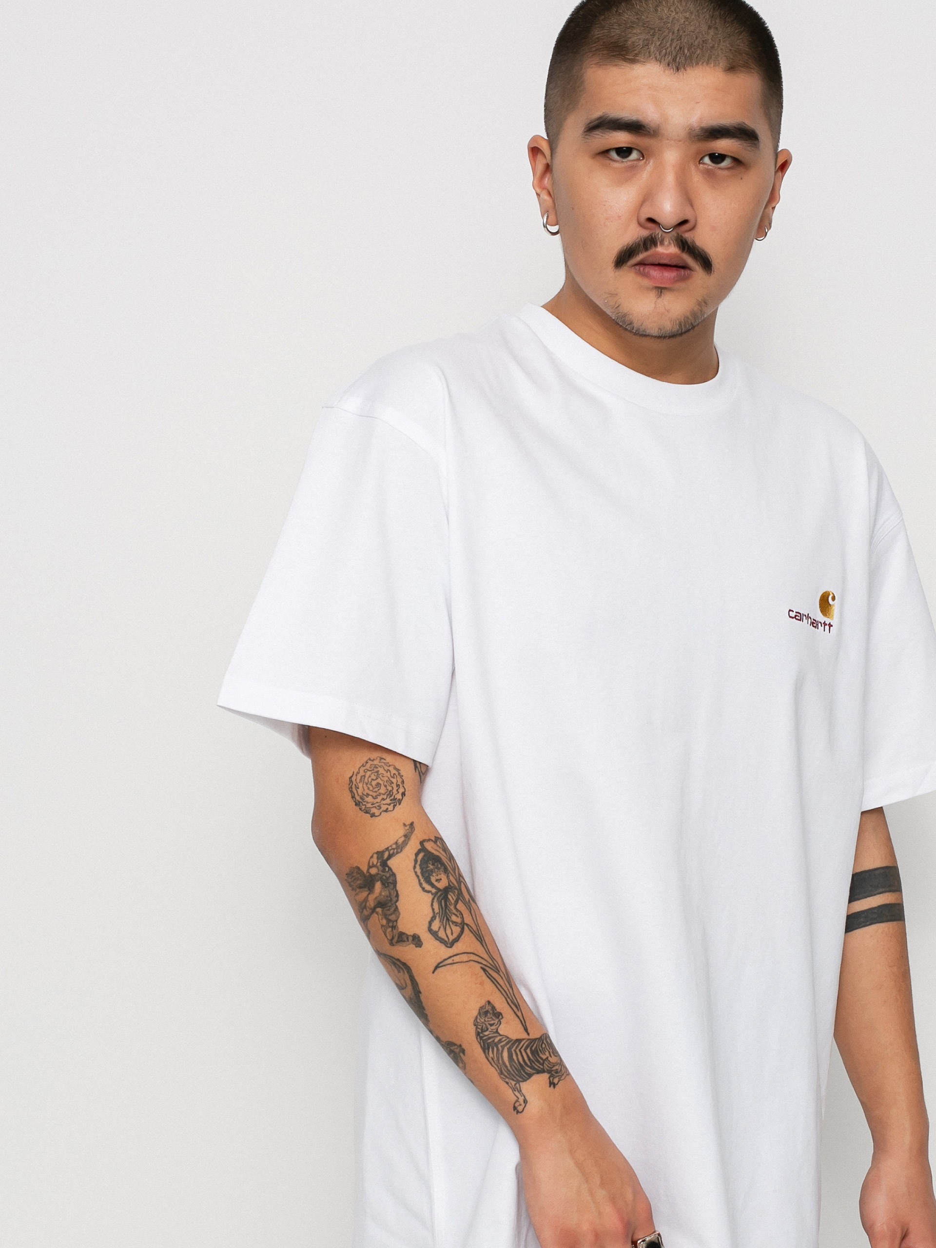 Tričko Carhartt WIP American Script (white)