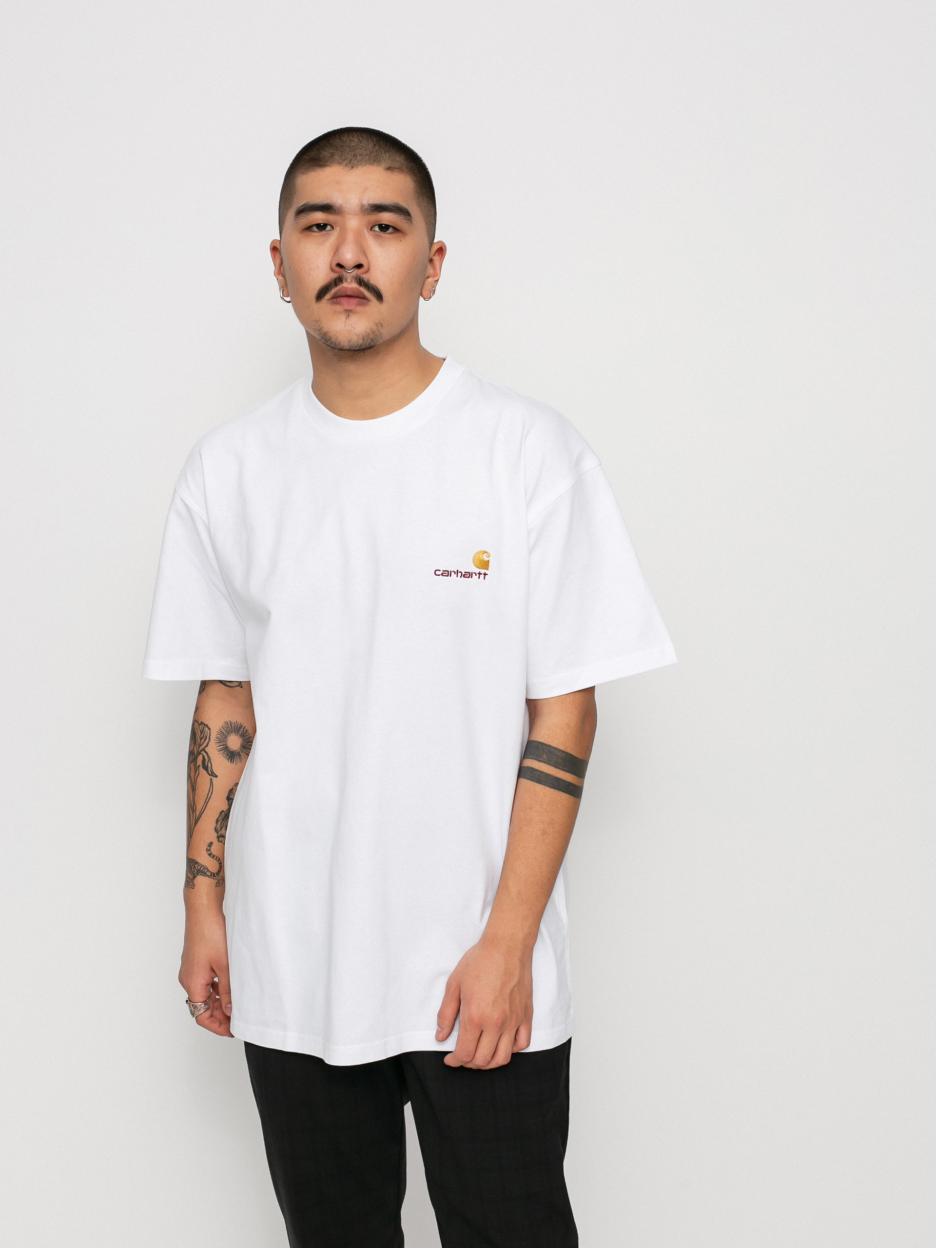 Tričko Carhartt WIP American Script (white)