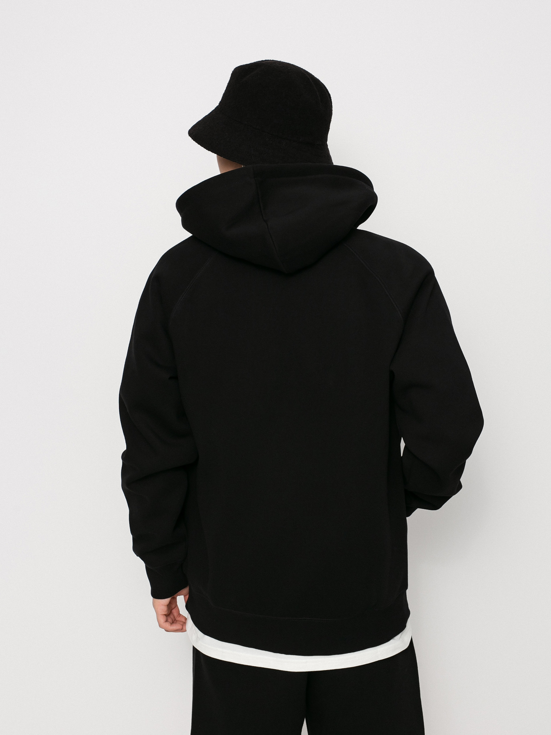 Mikina s kapucňou Carhartt WIP Hooded Chase Jacket (black/gold)