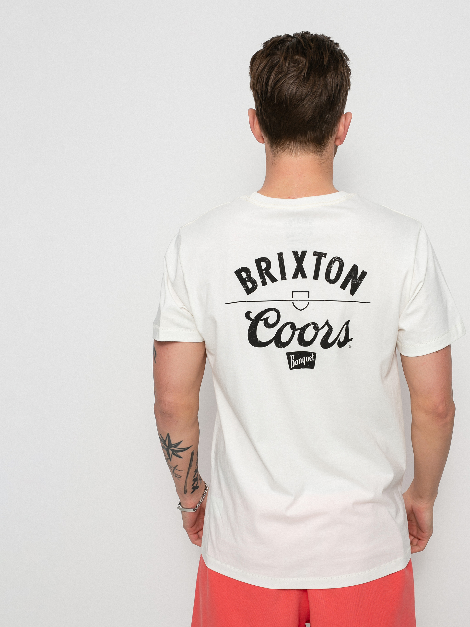 Tričko Brixton Coors Labor Tlrt (off white)