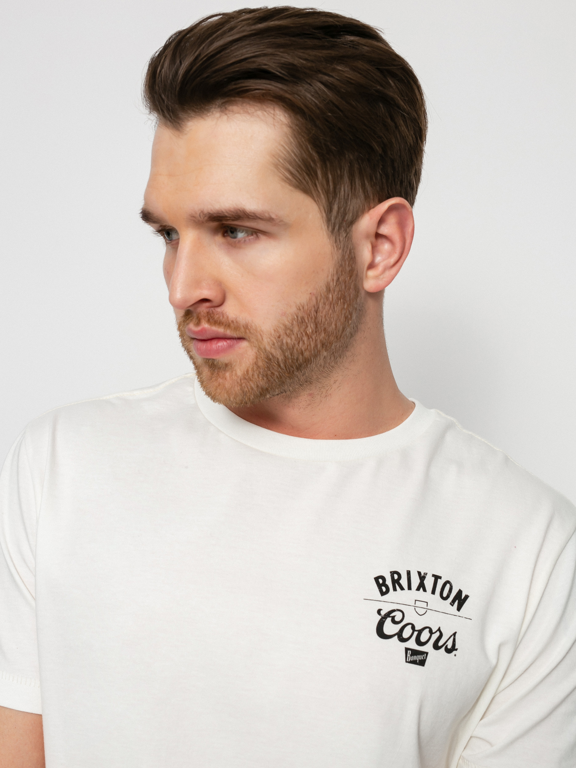 Tričko Brixton Coors Labor Tlrt (off white)