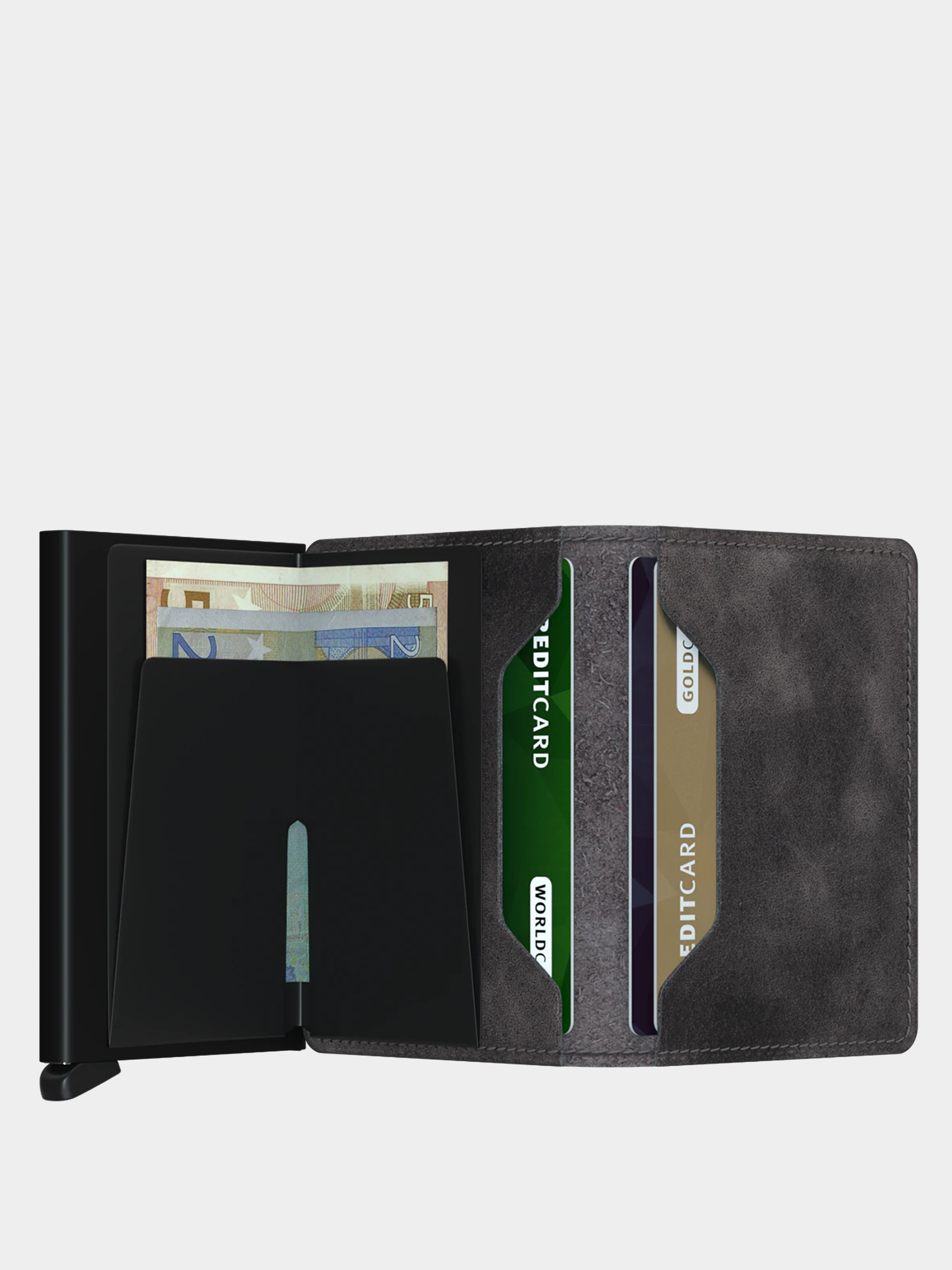 Peňaženka Secrid Slimwallet (vintage grey/black)