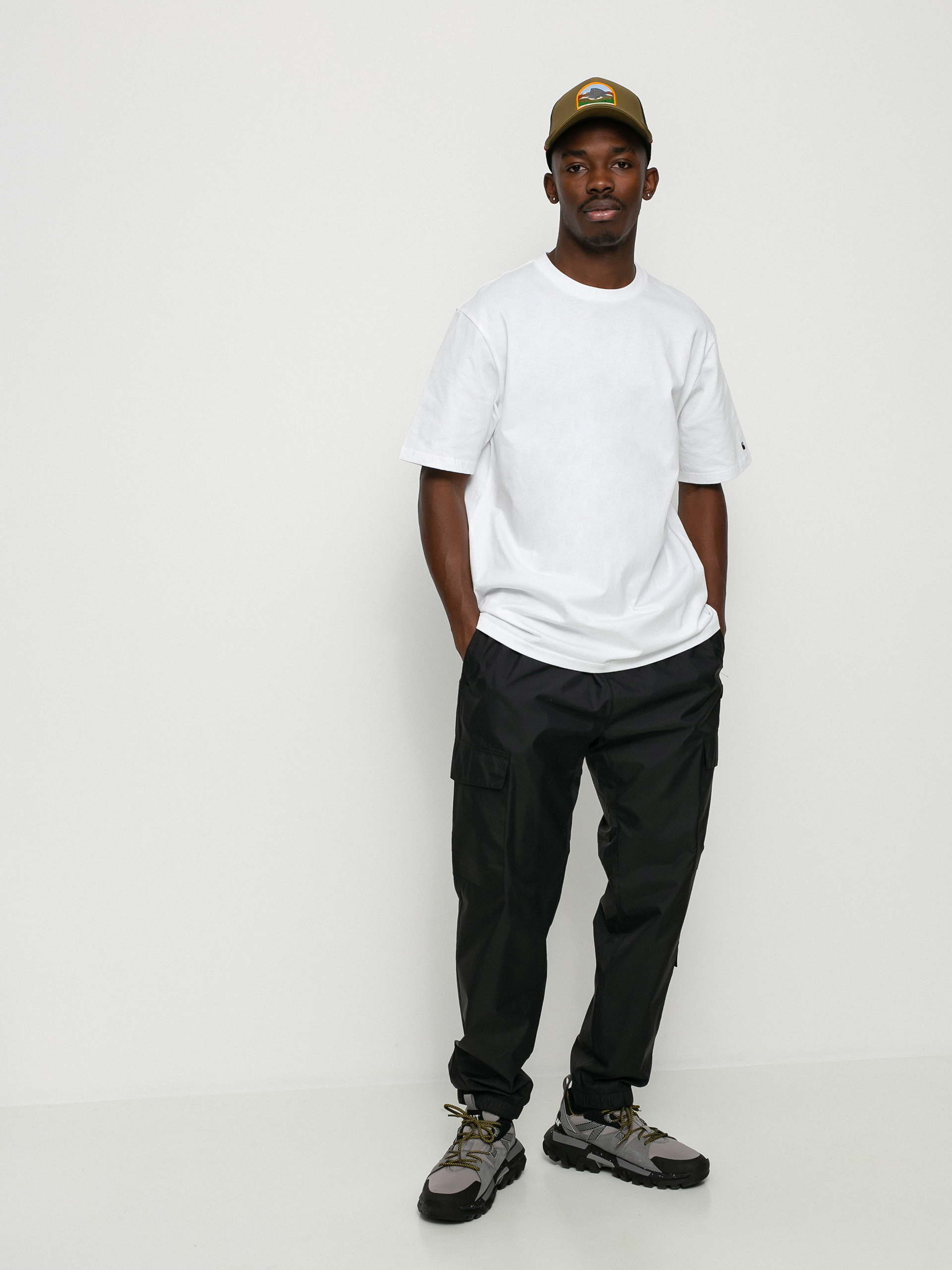 Tričko Carhartt WIP Base (white/black)