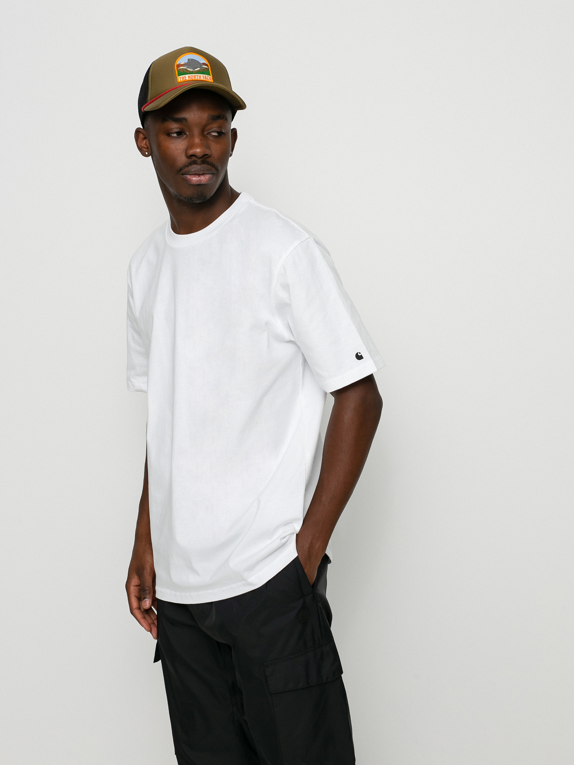 Tričko Carhartt WIP Base (white/black)