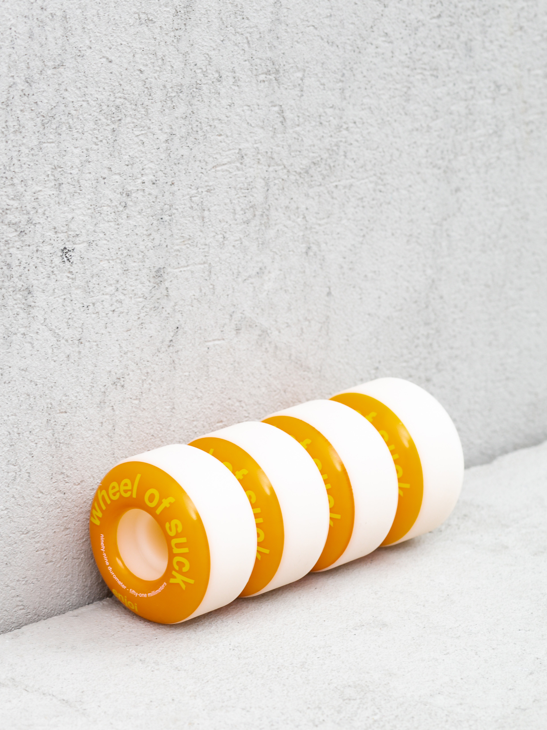 Kolieska Enjoi Wheel Of Suck (white/orange)