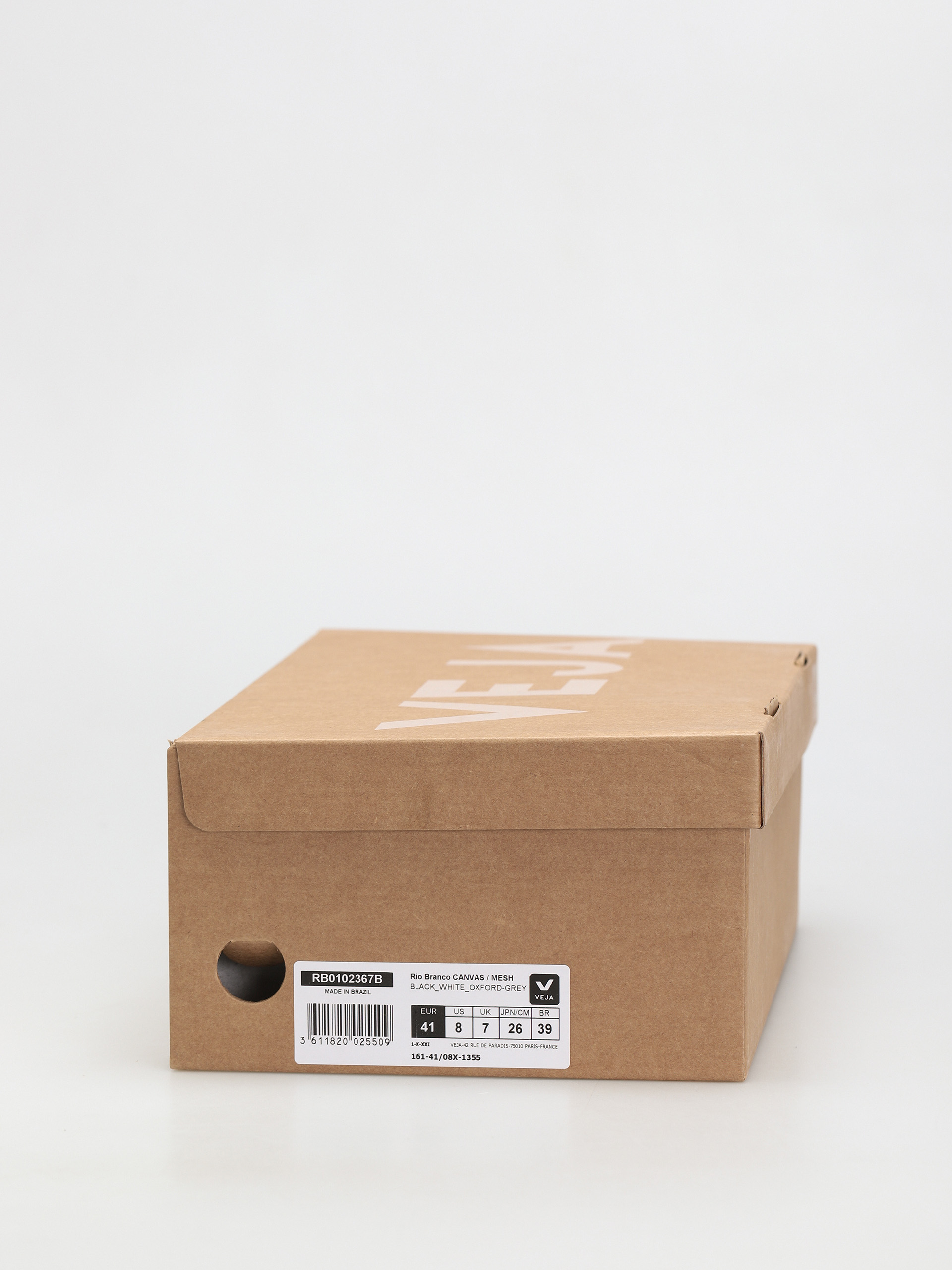 Topánky Veja Rio Branco (black white oxford grey)