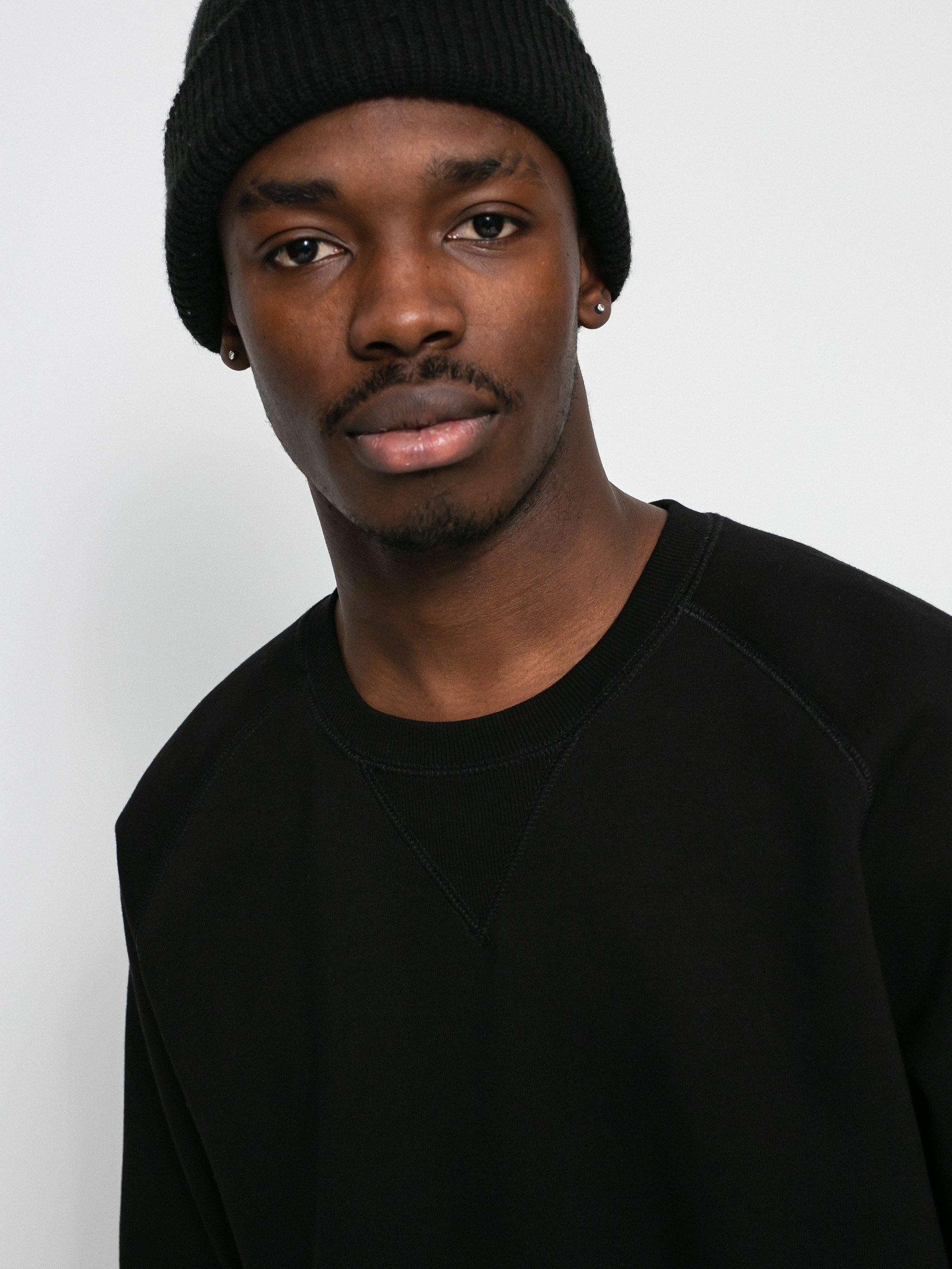 Mikina Carhartt WIP Chase (black/gold)