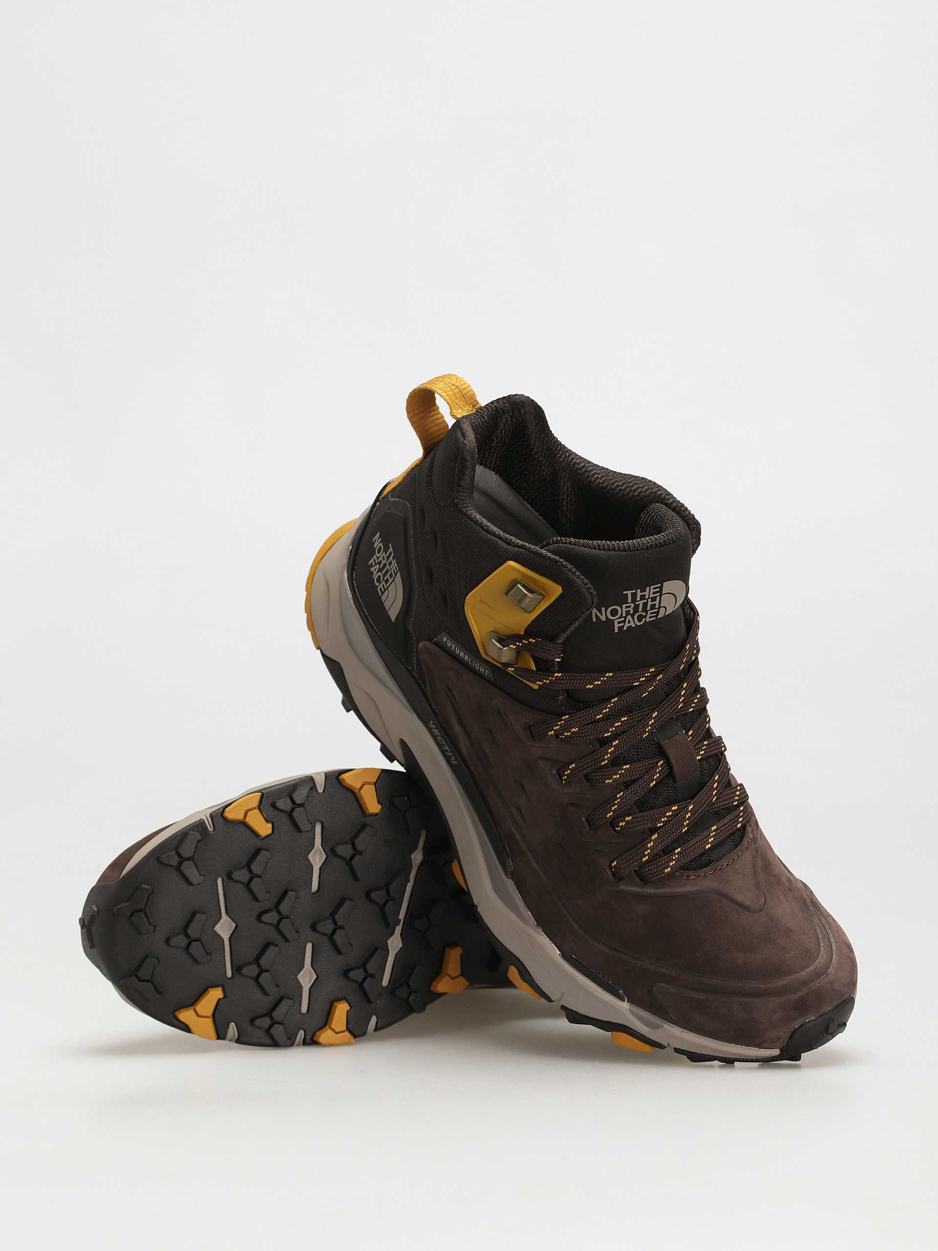 Topánky The North Face Vectiv Exploris Mid Futurelight (deep brown/tnf black)
