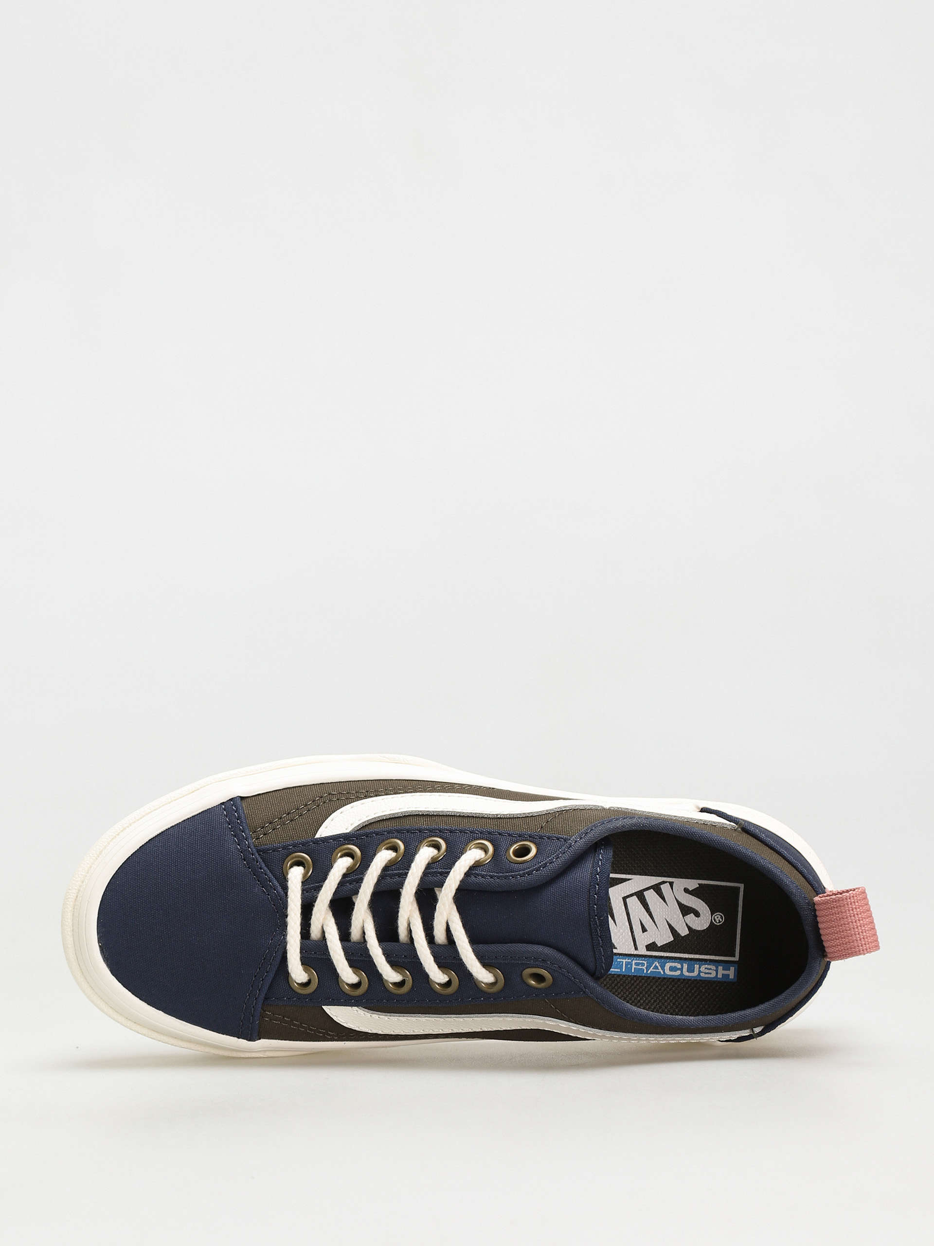 Topánky Vans Sentry Old Skool Wc (waxed canvas/forest night/marshmallow)