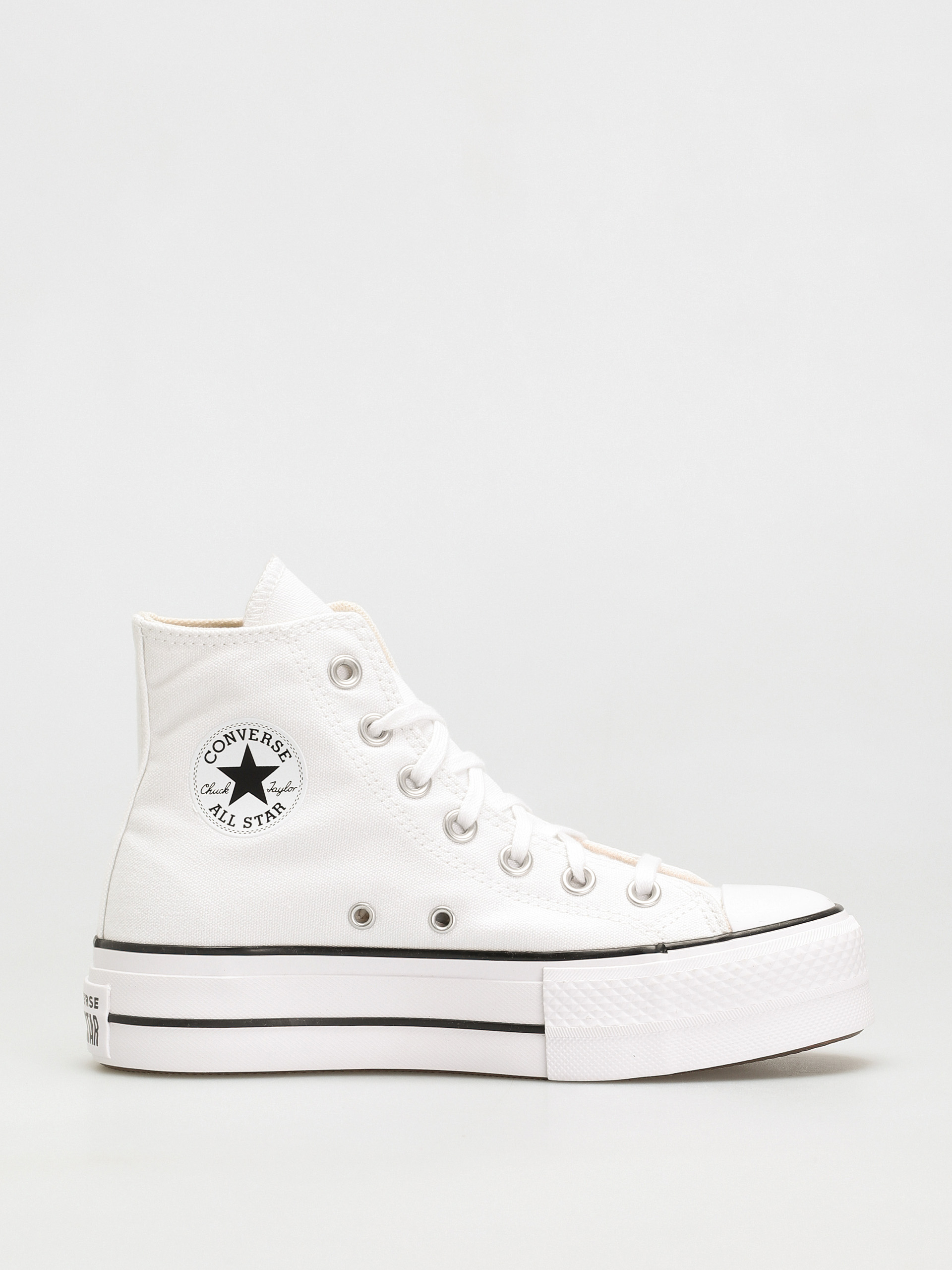Topu00e1nky Converse Chuck Taylor All Star Lift Hi Wmn (white/black/white)