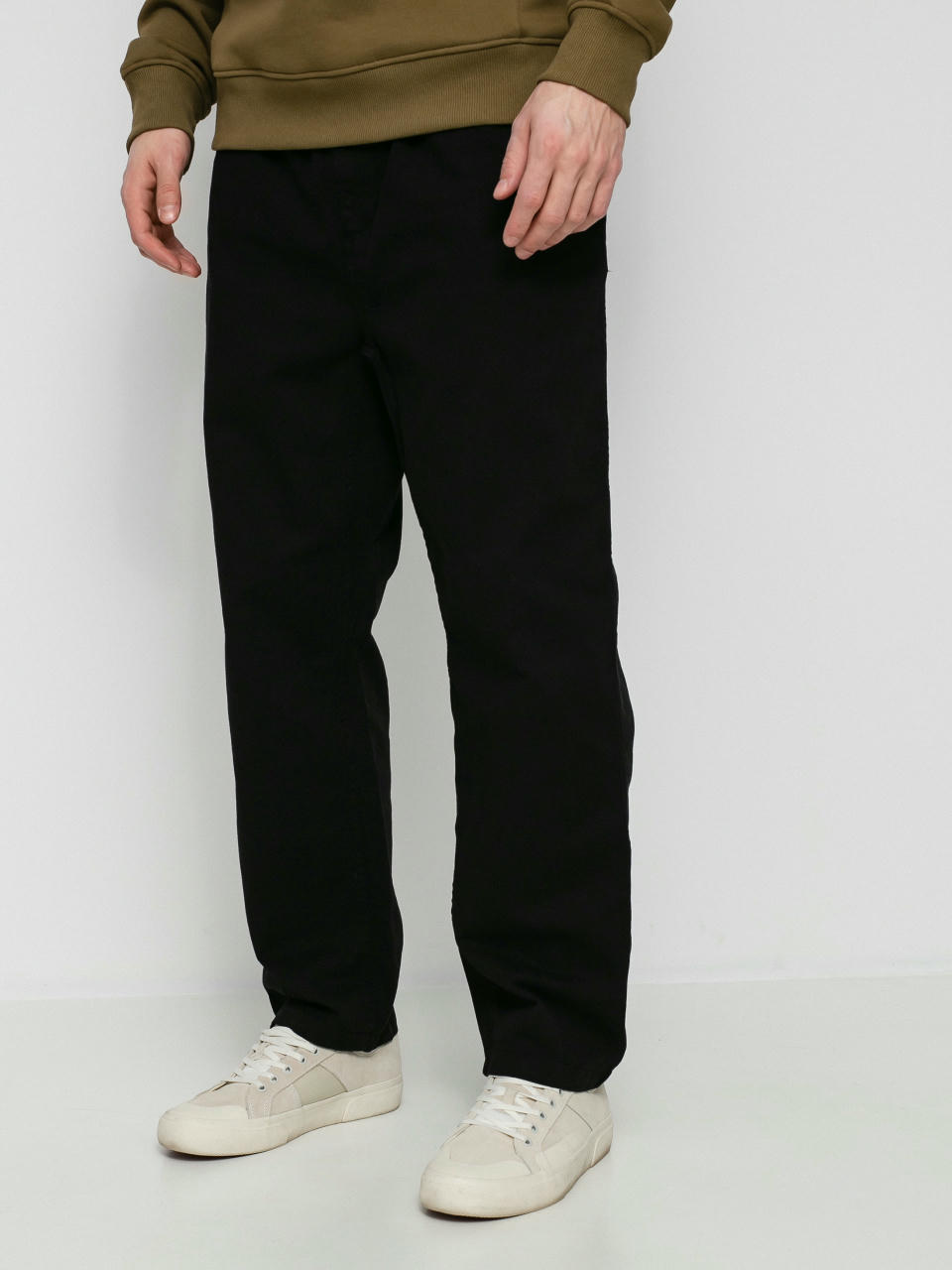 Nohavice Carhartt WIP Flint (black)