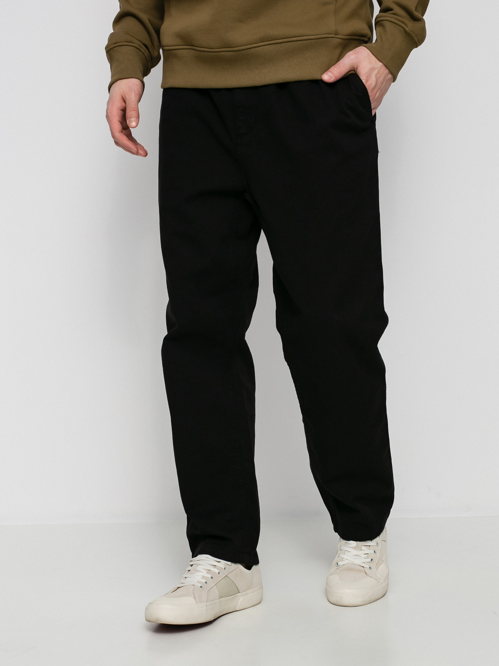 Nohavice Carhartt WIP Flint (black)