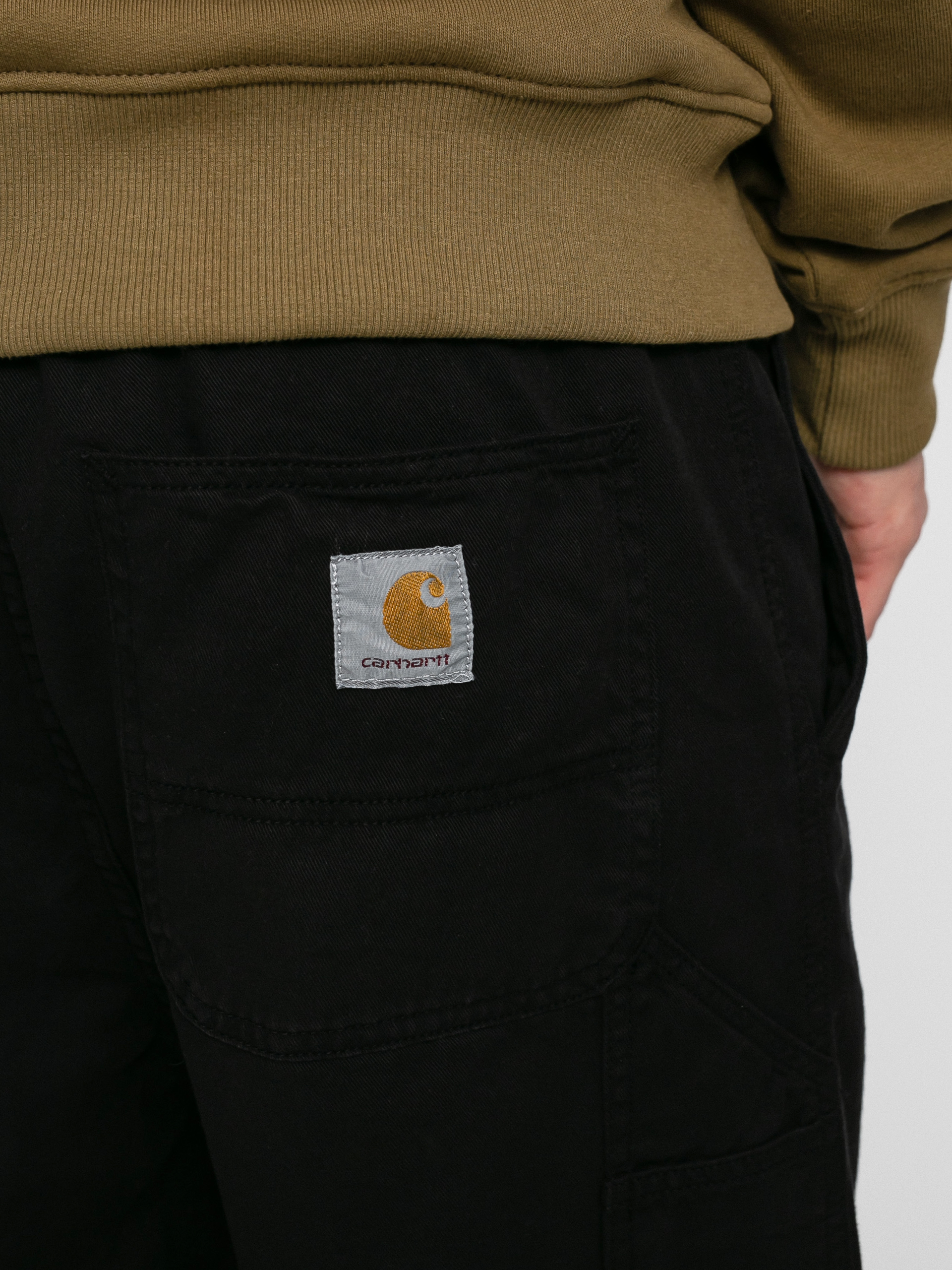 Nohavice Carhartt WIP Flint (black)