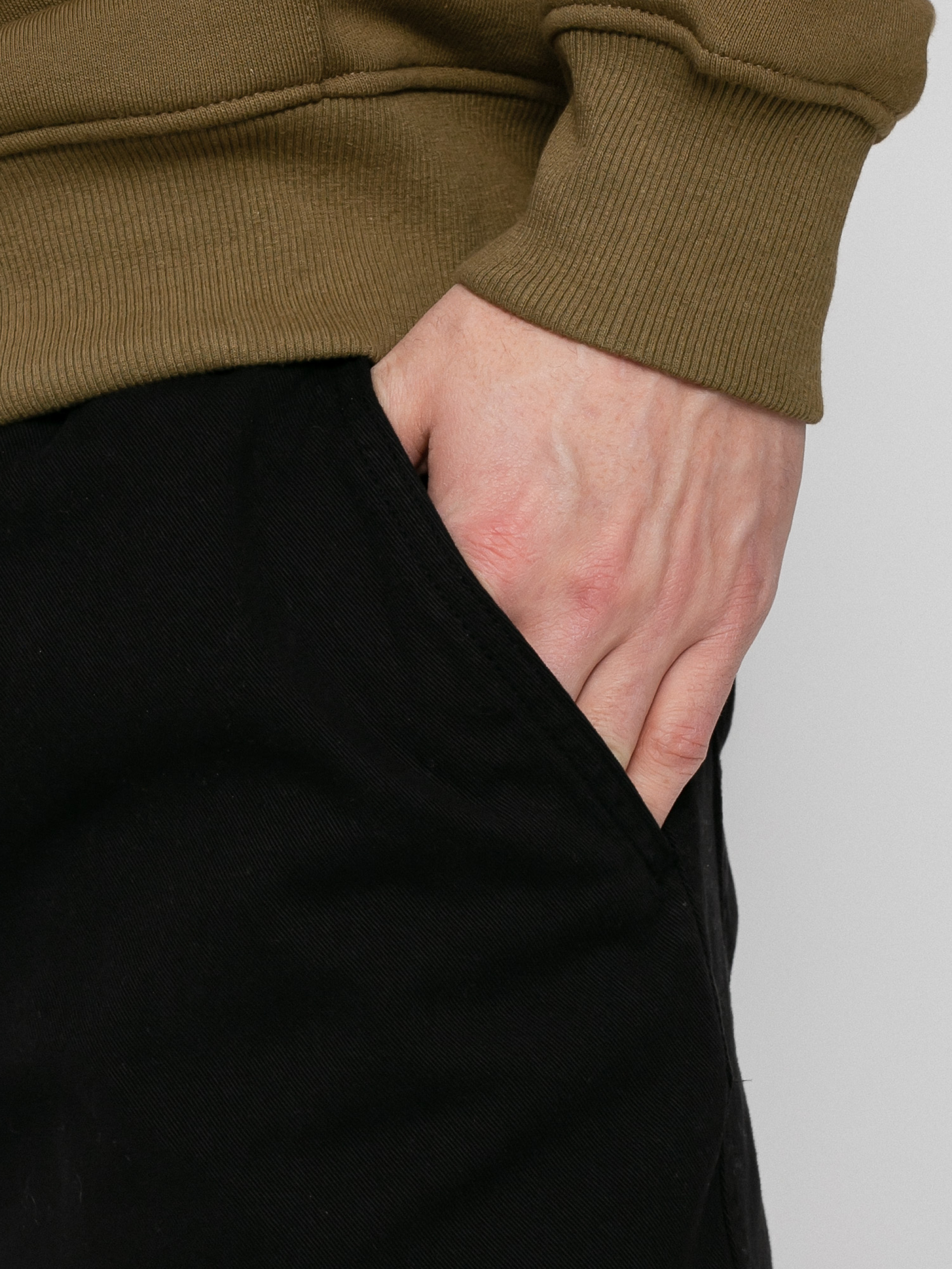 Nohavice Carhartt WIP Flint (black)