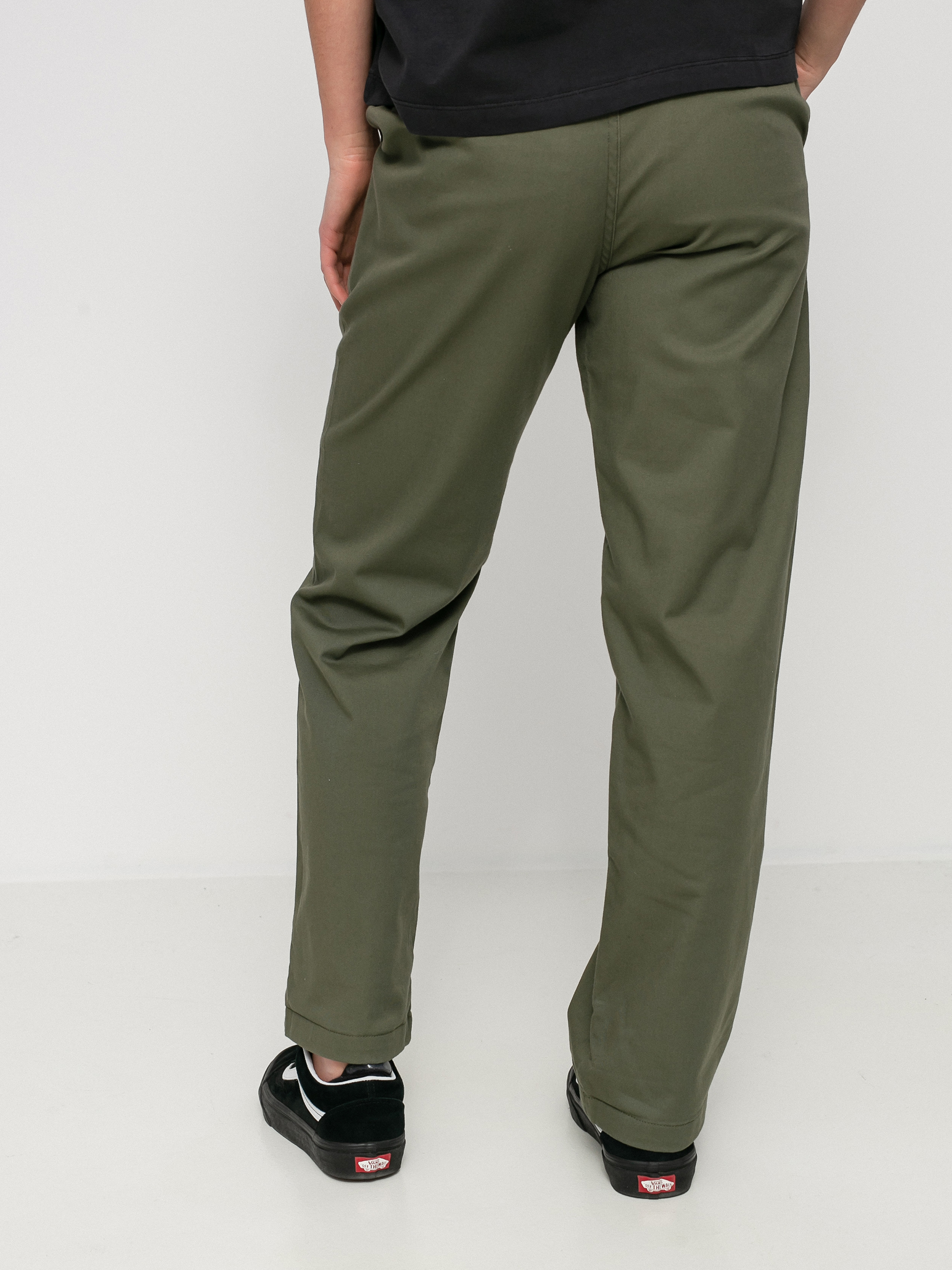 Nohavice Volcom Frochickie Boyfriend Wmn (army green combo)
