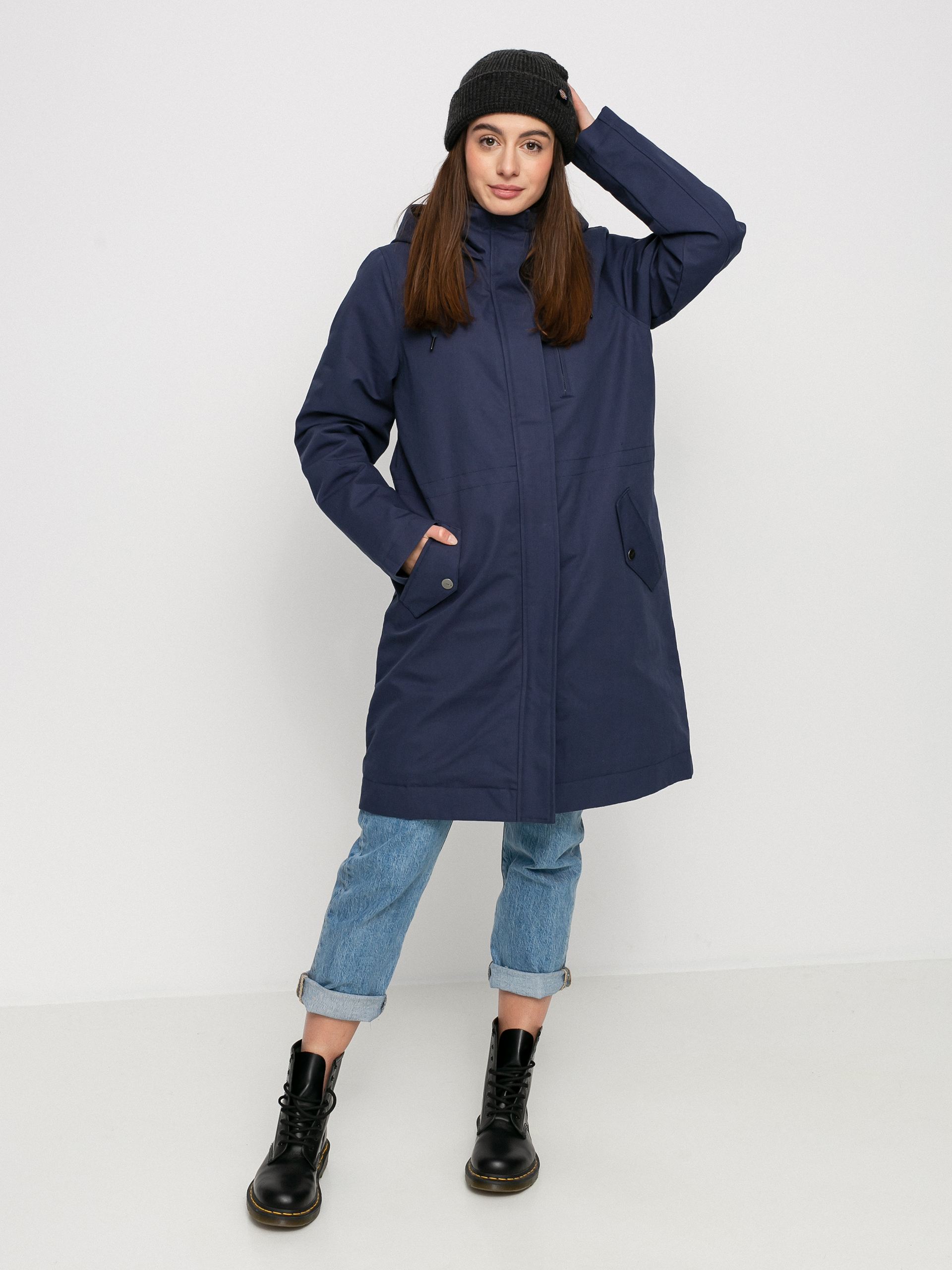 Bunda RVCA Green Valley Parka Wmn (moody blue)