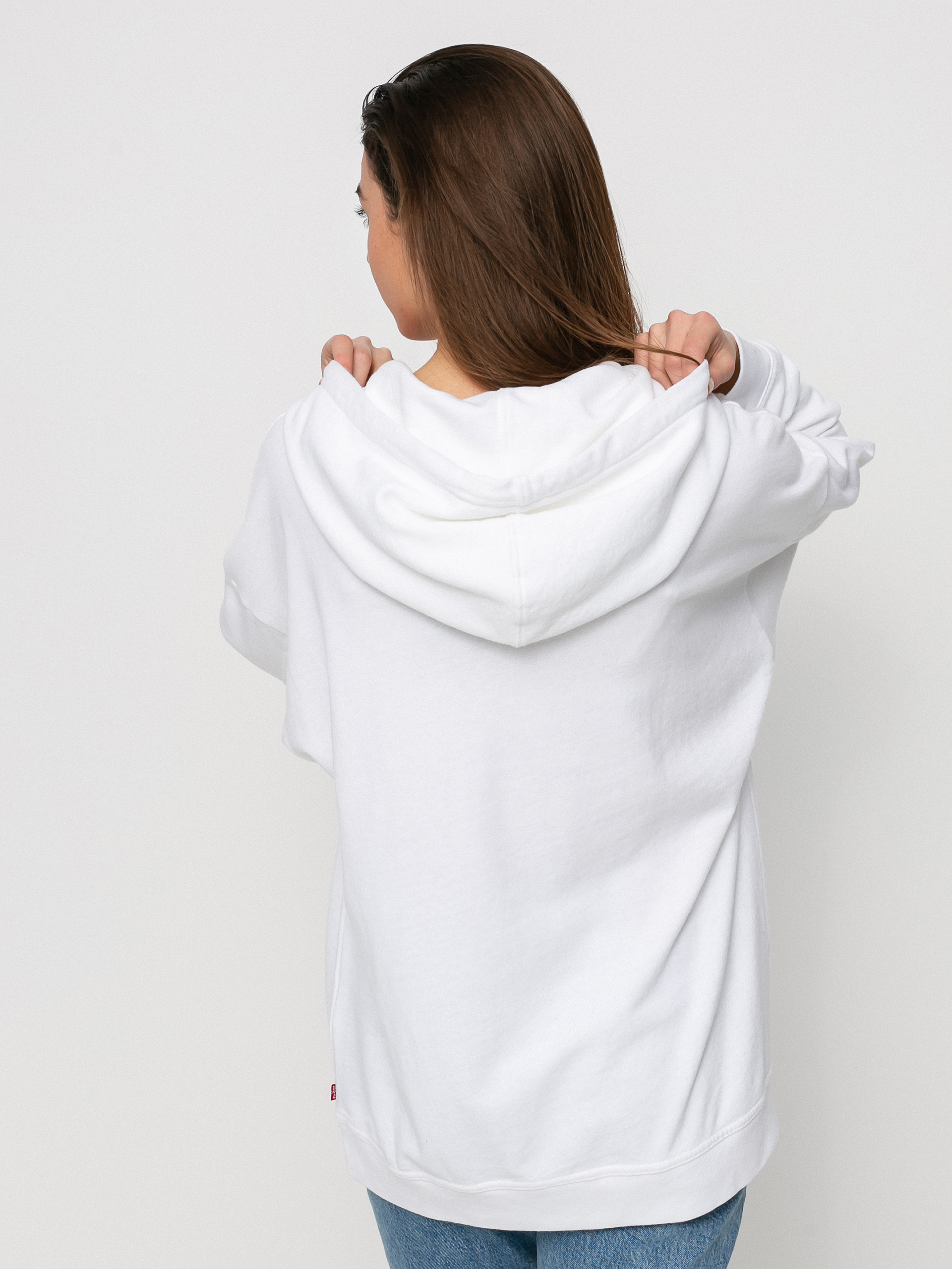 Mikina s kapucňou Levi's® Graphic Rider HD Wmn (daisy chest hit white)