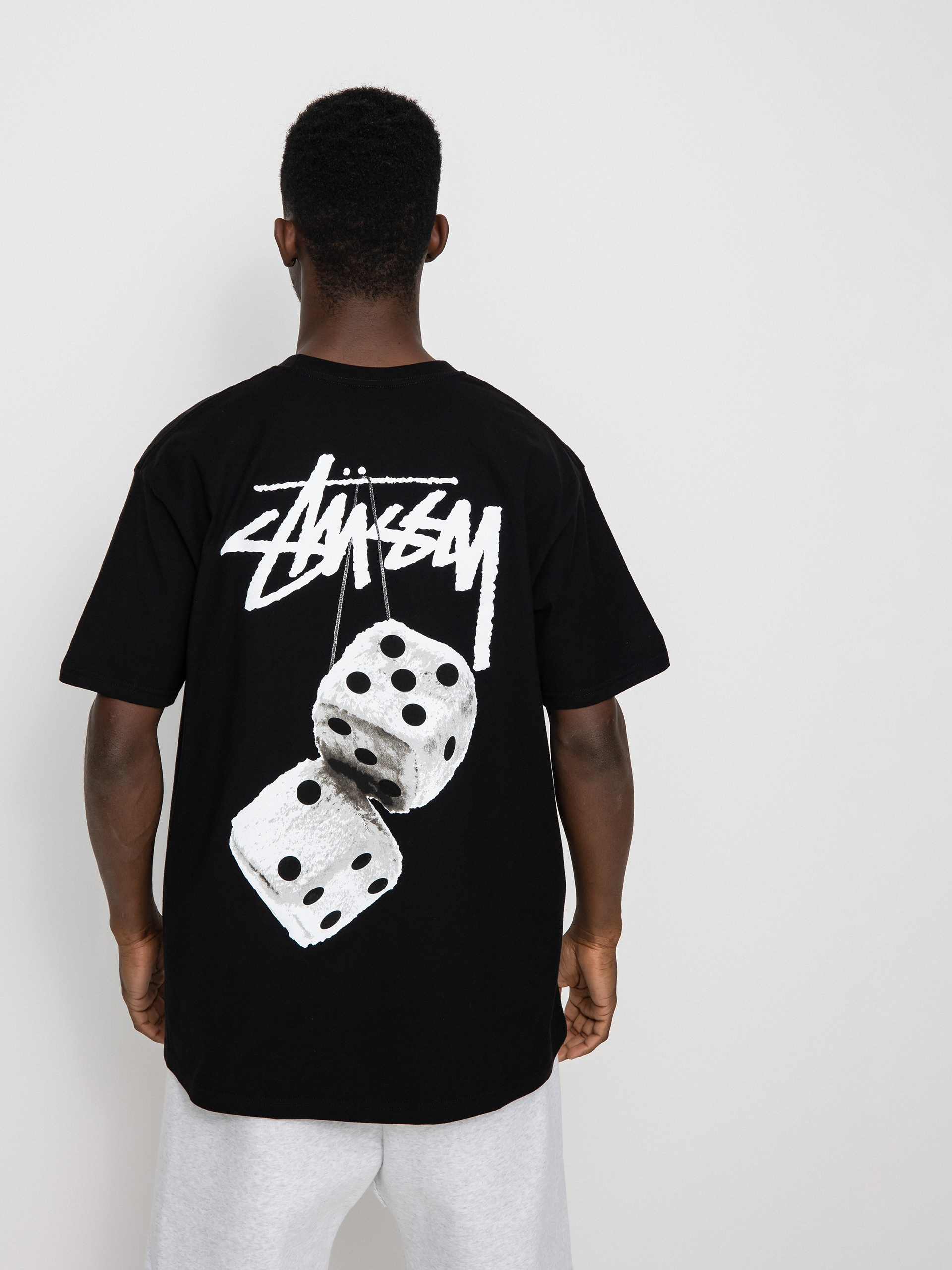 Tričko Stussy Fuzzy Dice (black)