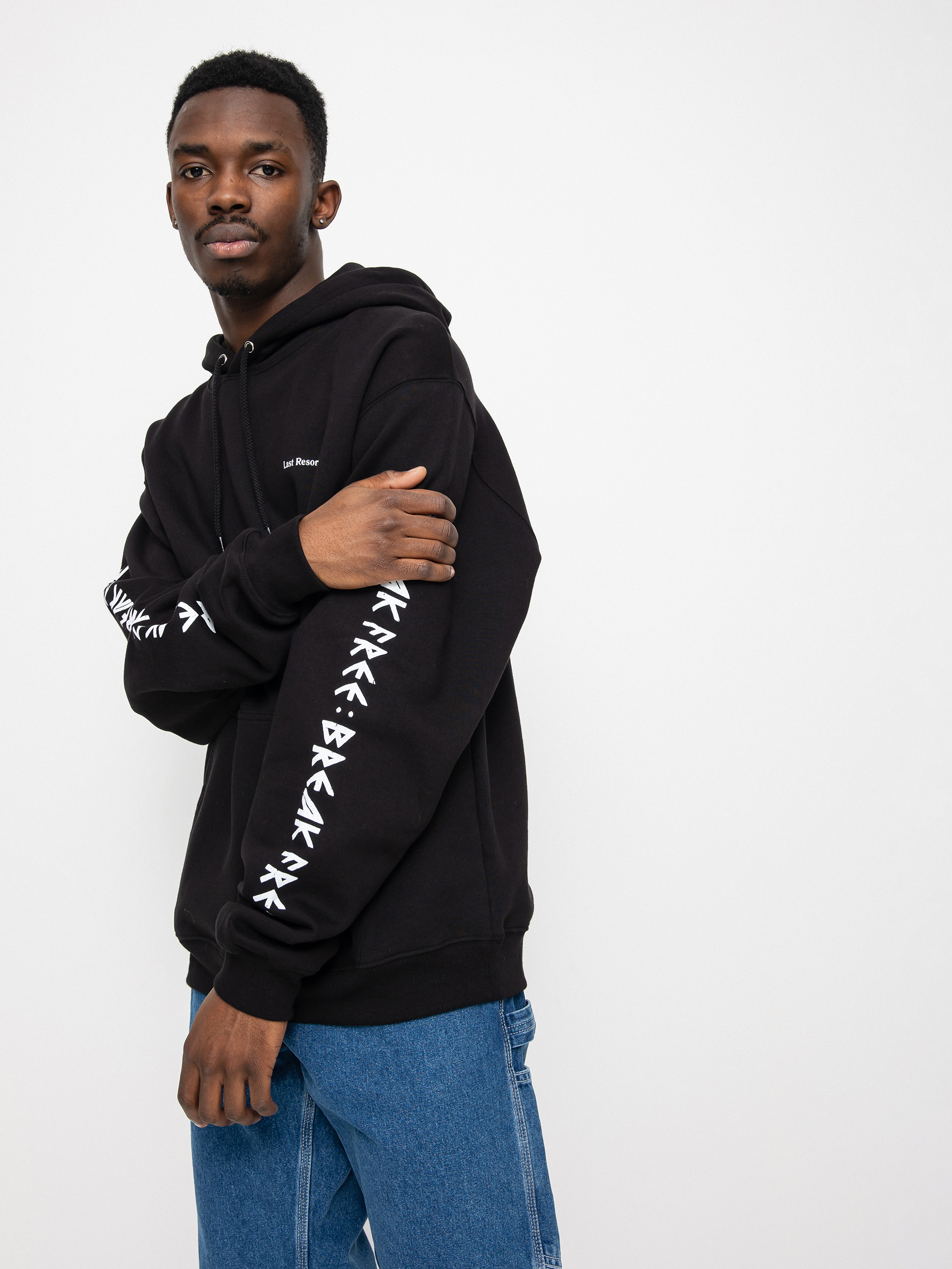 Mikina s kapucňou Last Resort AB Dragon HD (black)