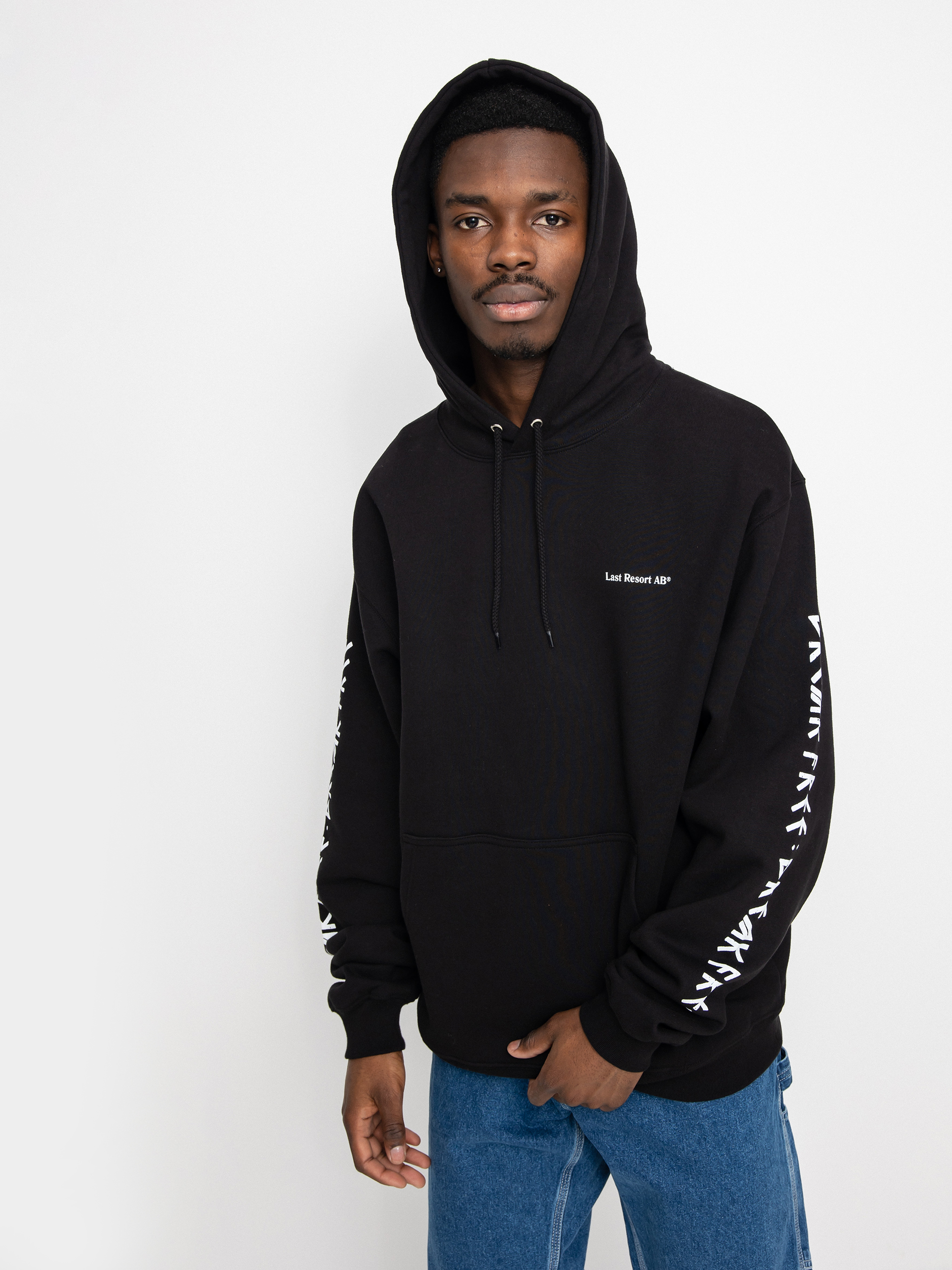 Mikina s kapucňou Last Resort AB Dragon HD (black)