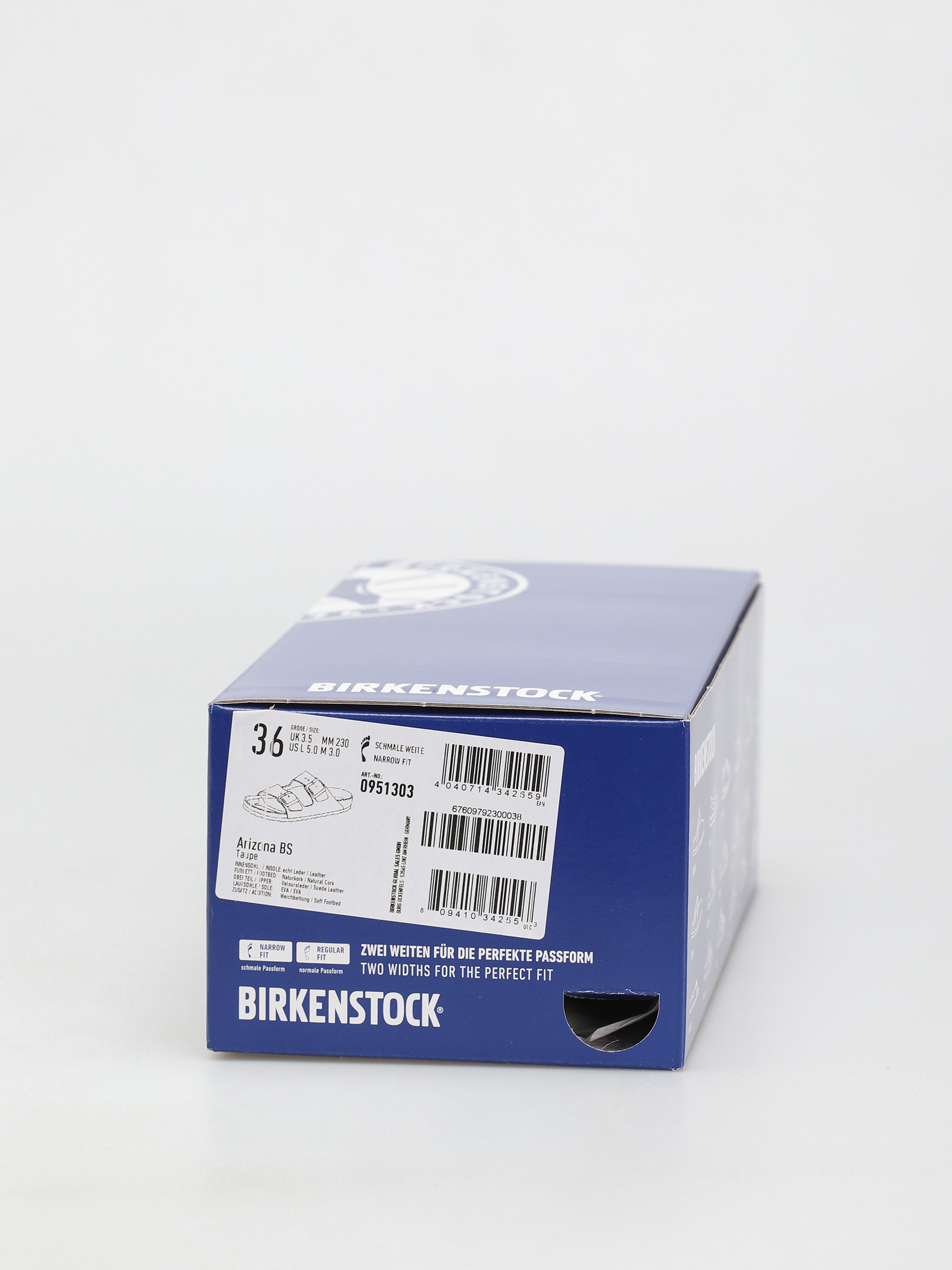 Šľapky Birkenstock Arizona Sfb Narrow Wmn (taupe suede leather)