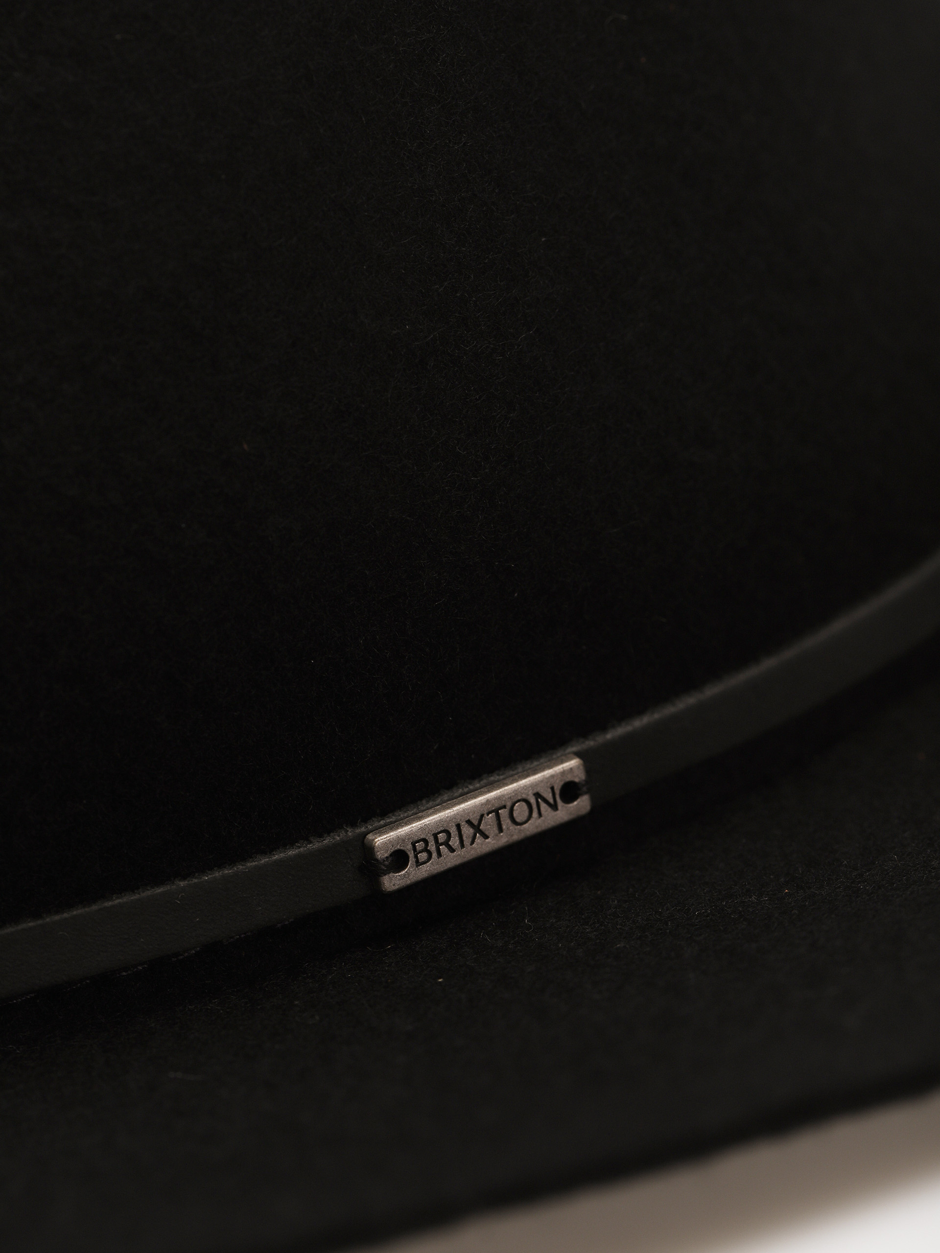 Klobúk Brixton Wesley Packable Fedora (black/black)